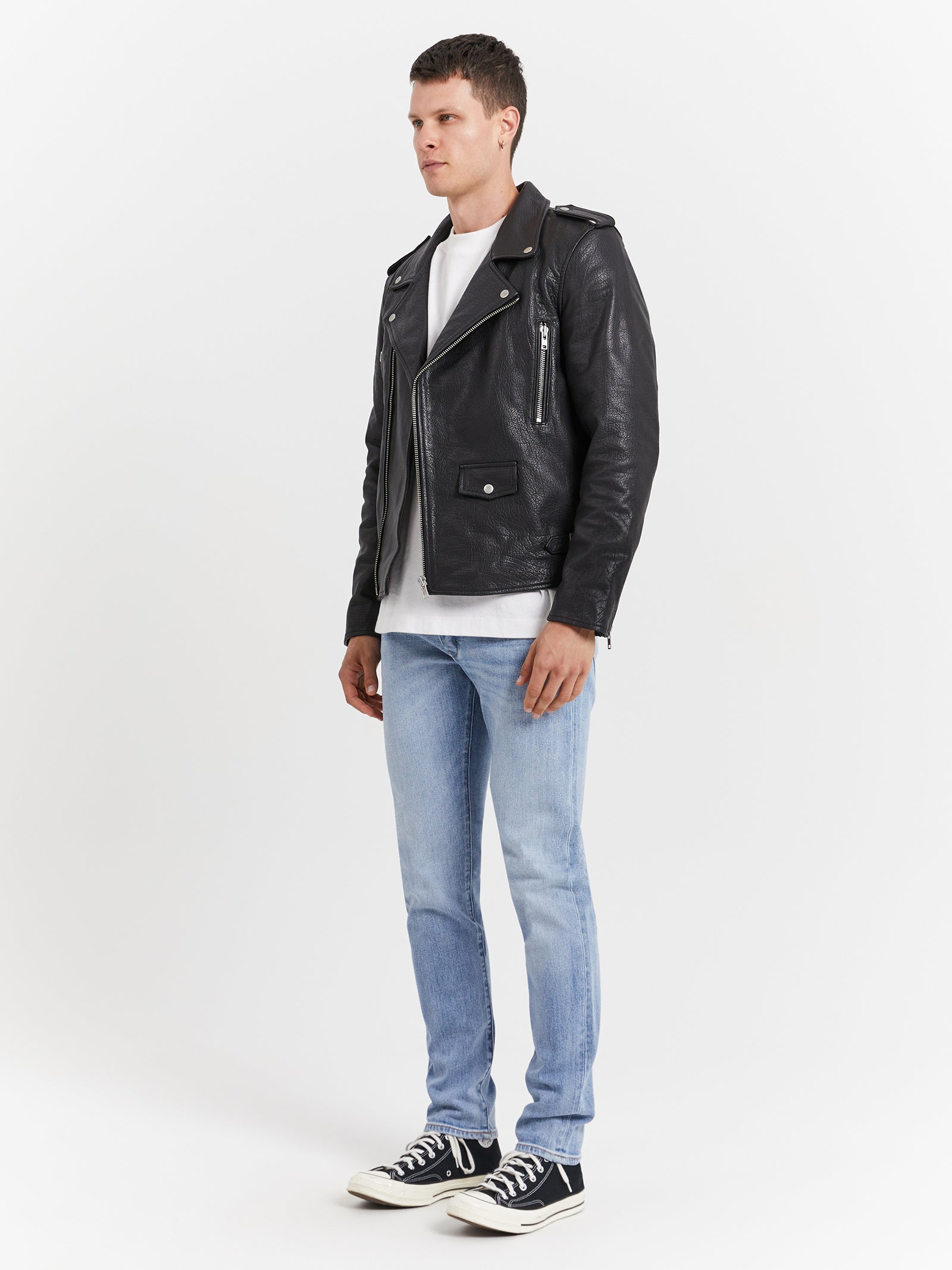 Meyer Biker Jacket in Black