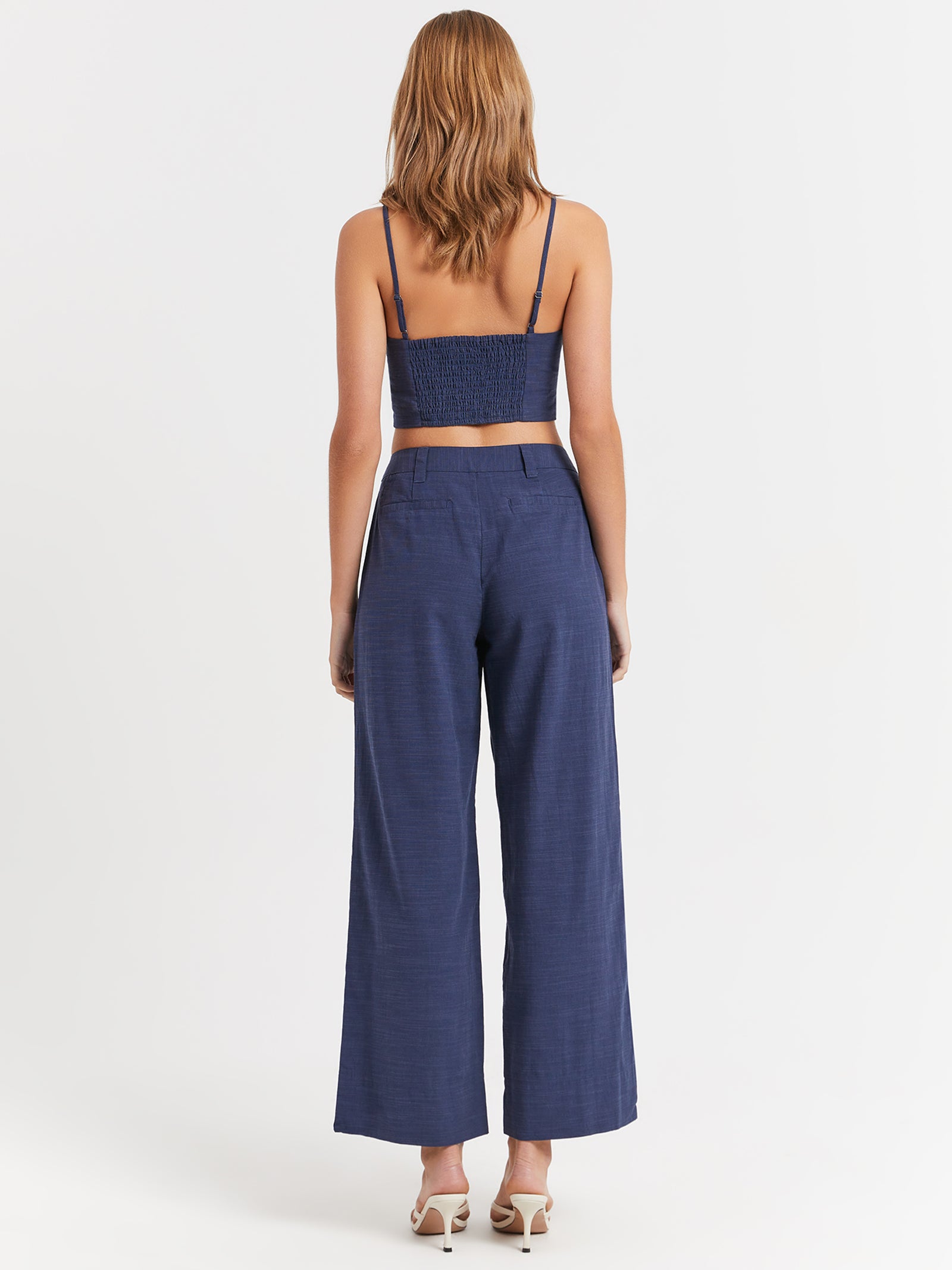 Valerie Low Rise Pants in Indigo