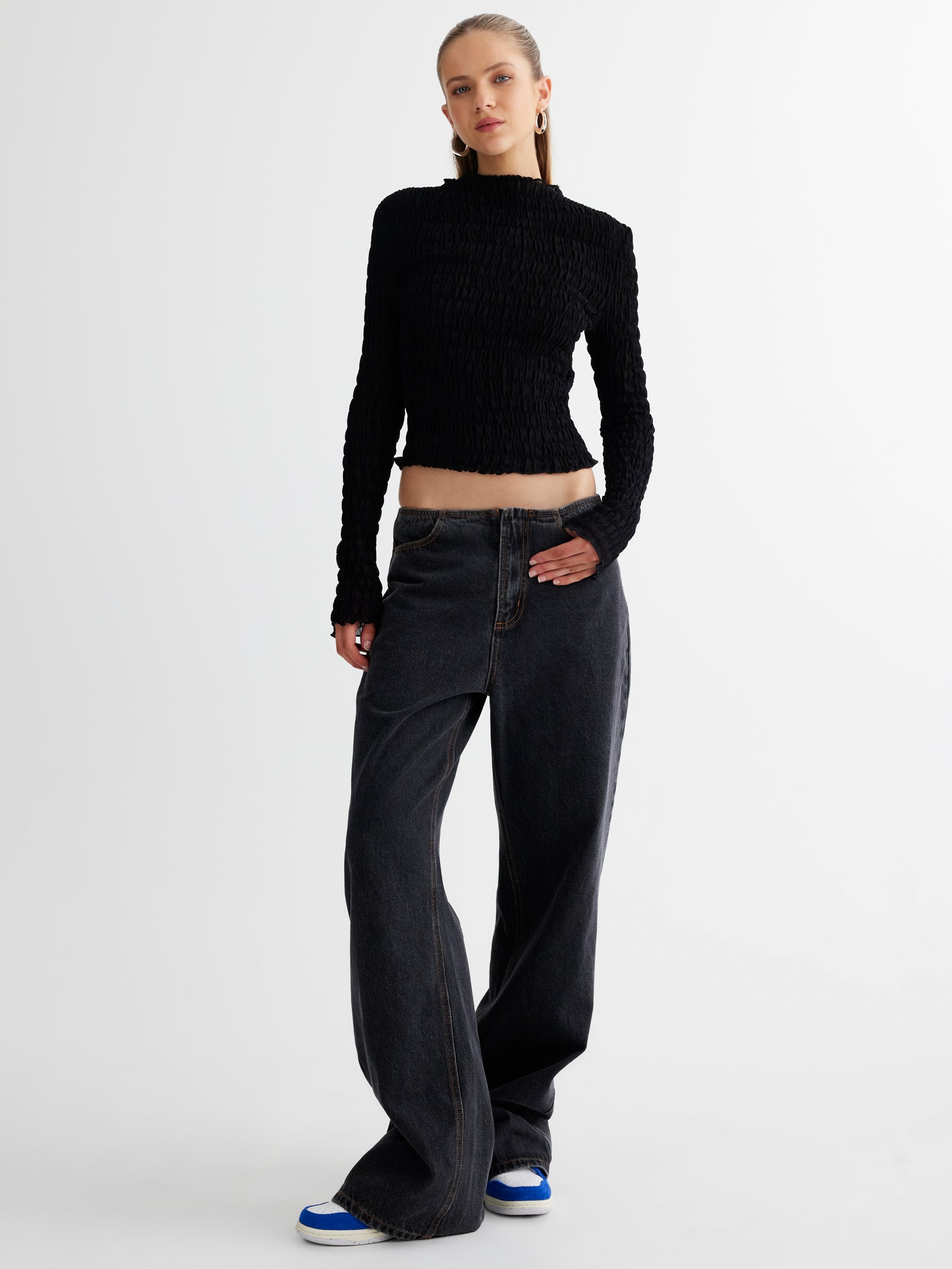 Practical Magic Jeans in Charcoal Denim