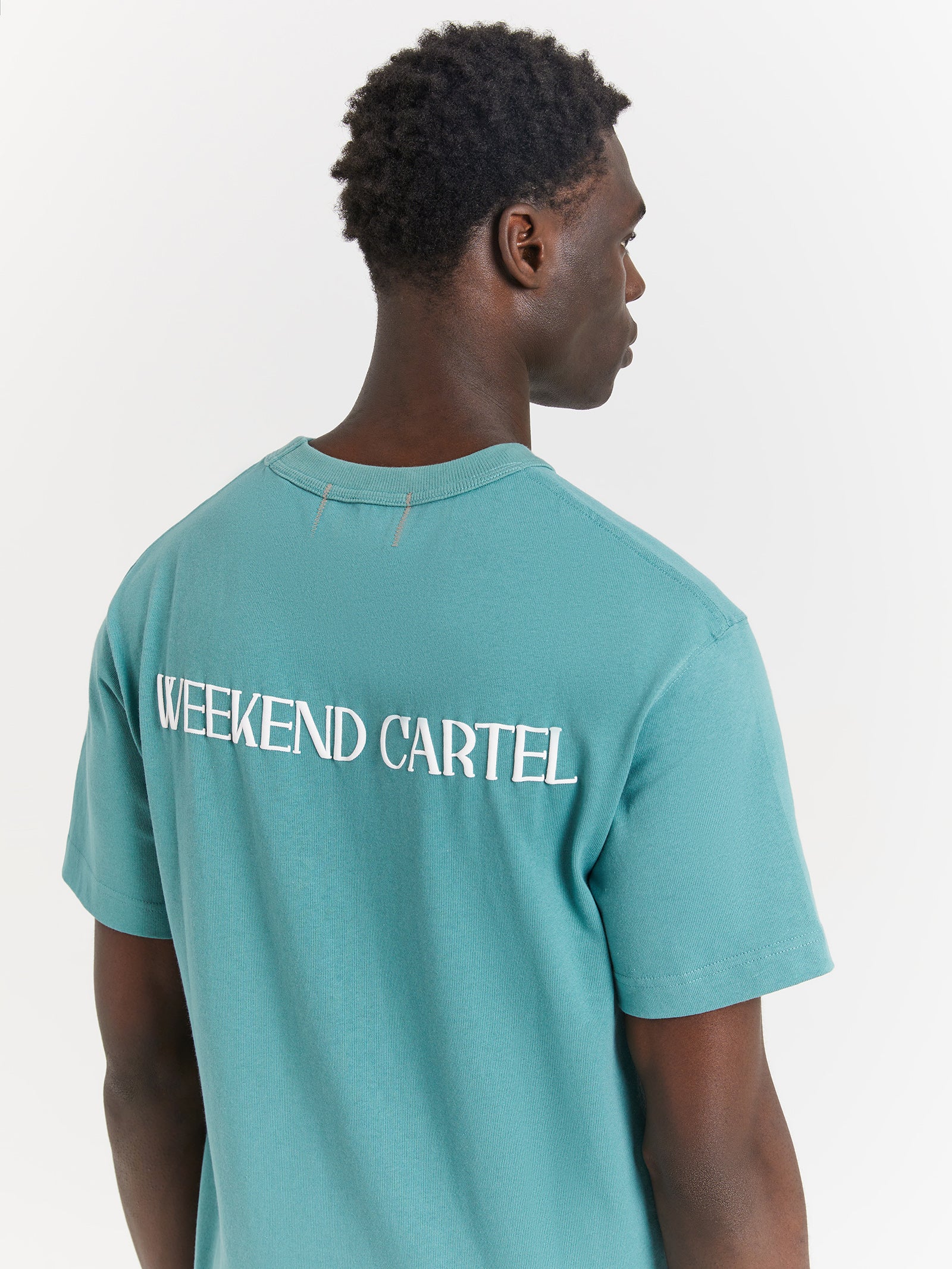 Cartel Logo T-Shirt in Teal