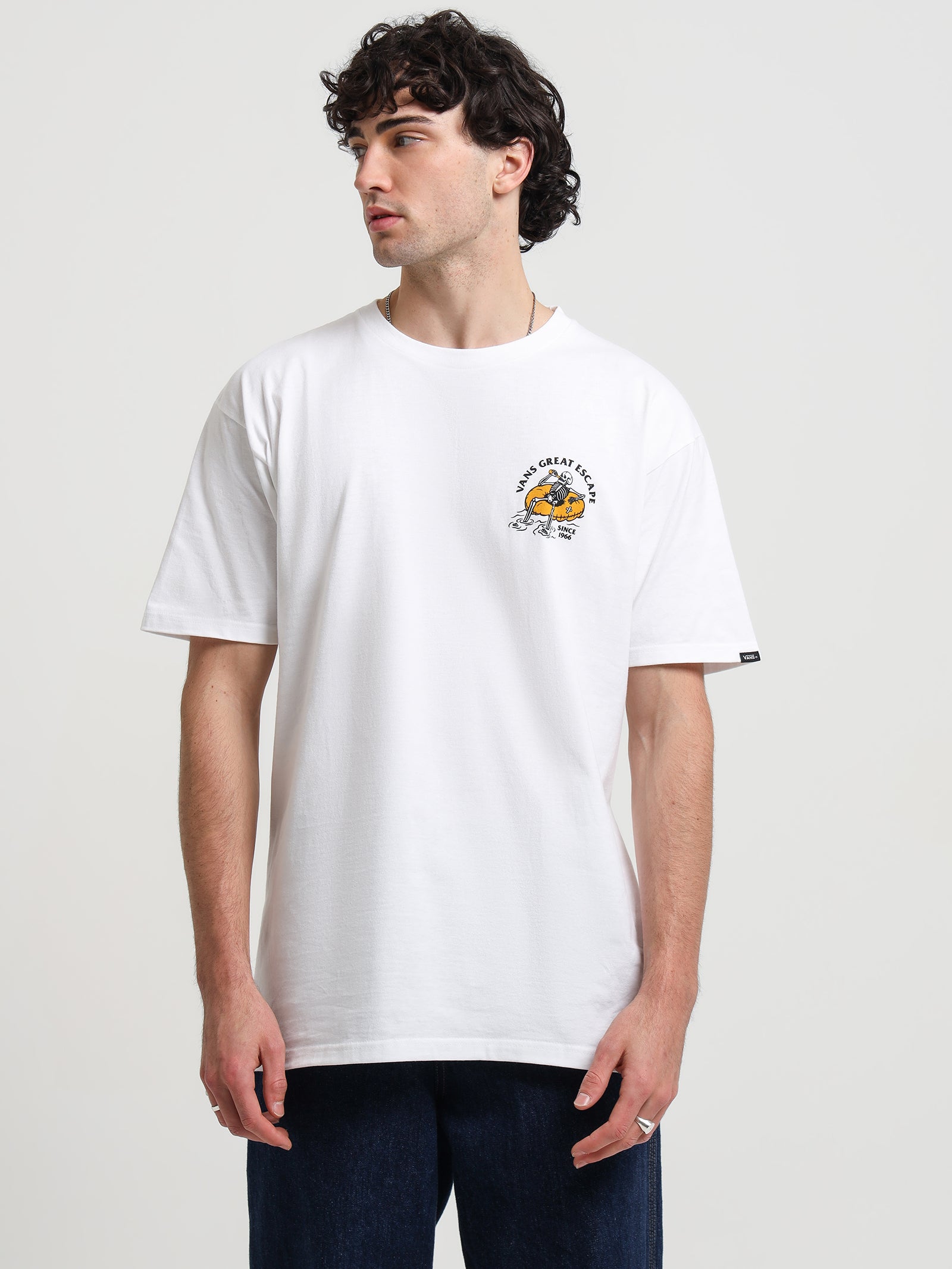 Permanent Vacation T-Shirt in White