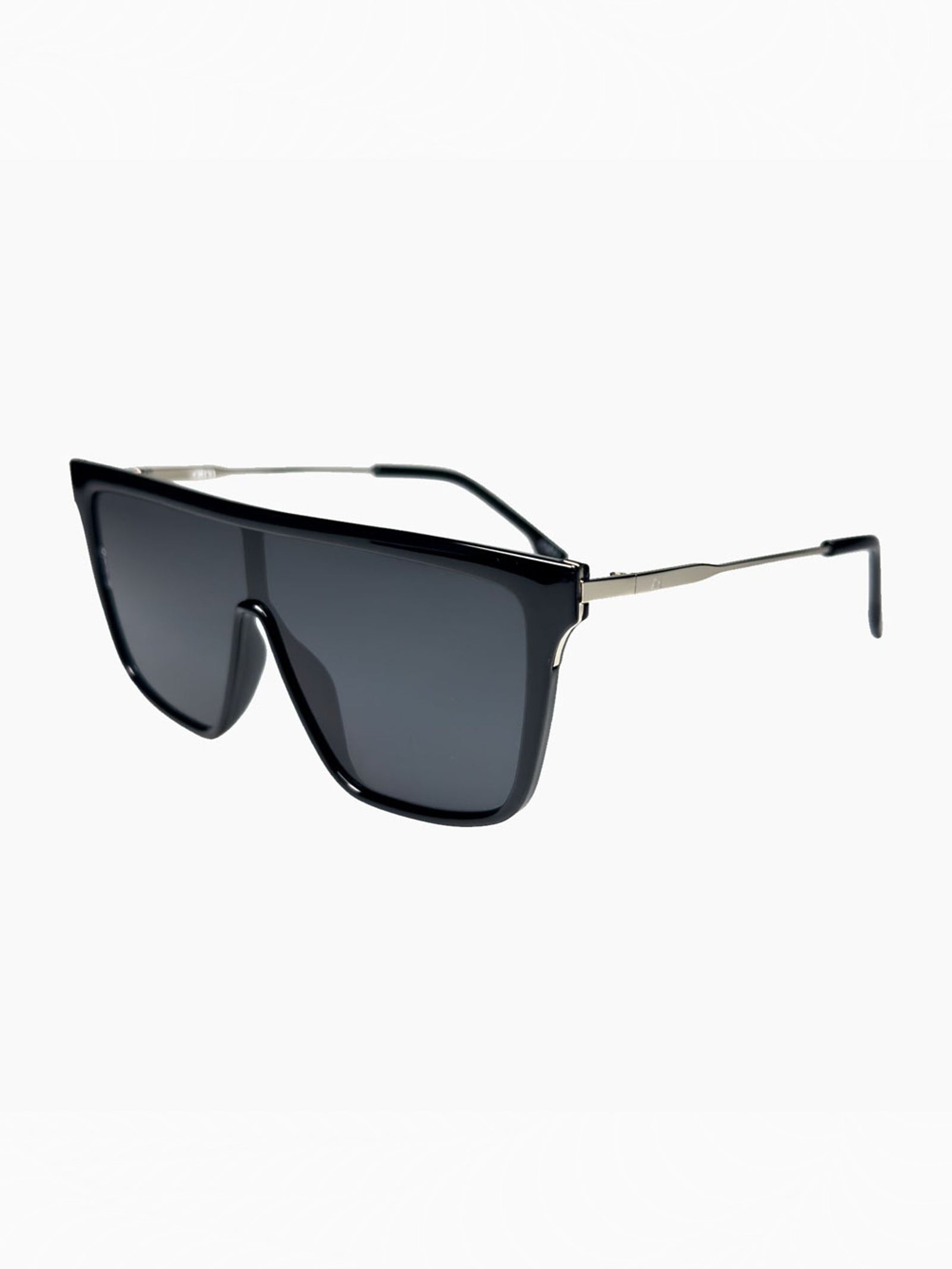 Indi Sunglasses in Black & Smoke