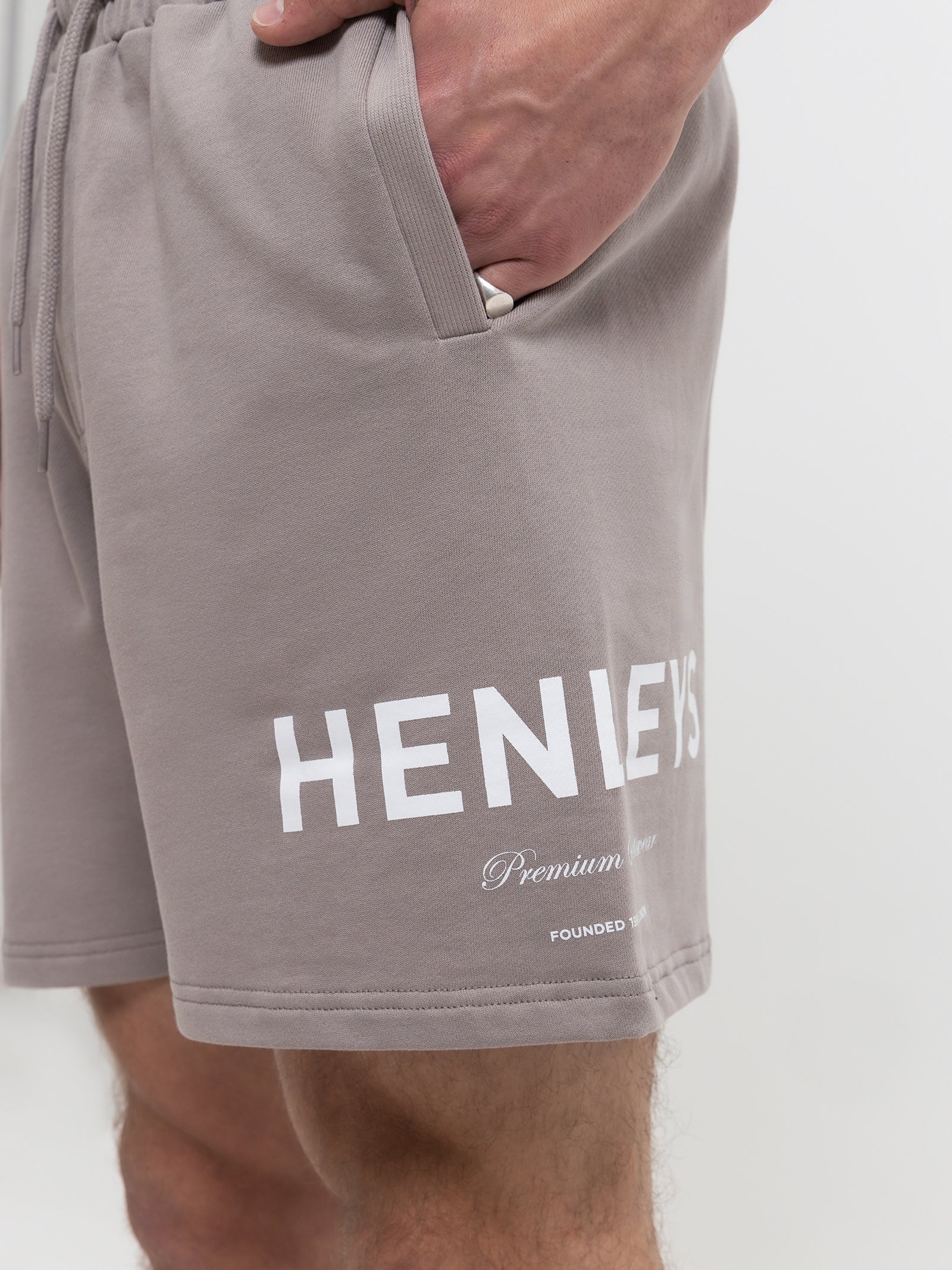 Contender Track Shorts in Pewter