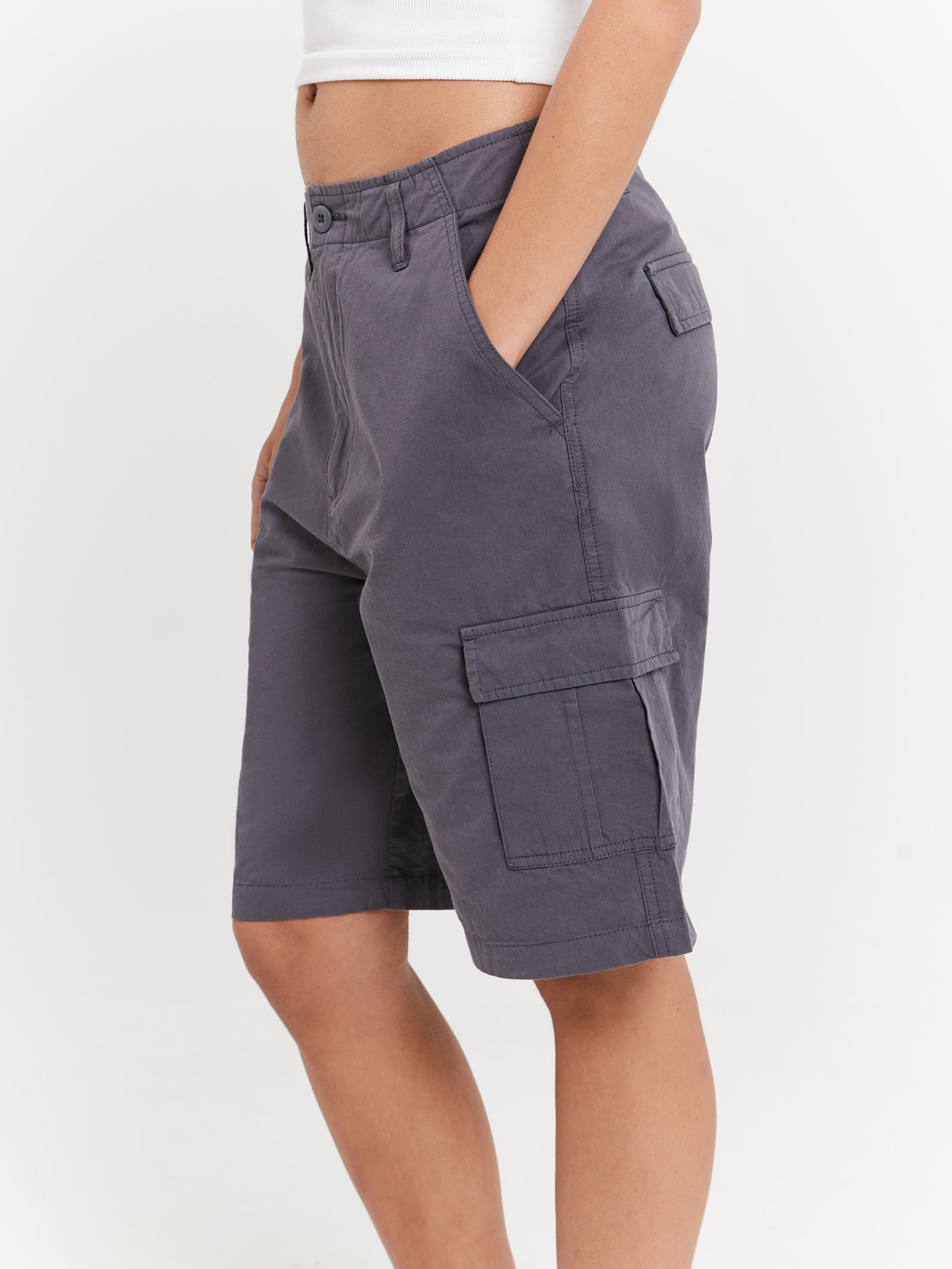 Surplus Cargo Shorts in Charcoal