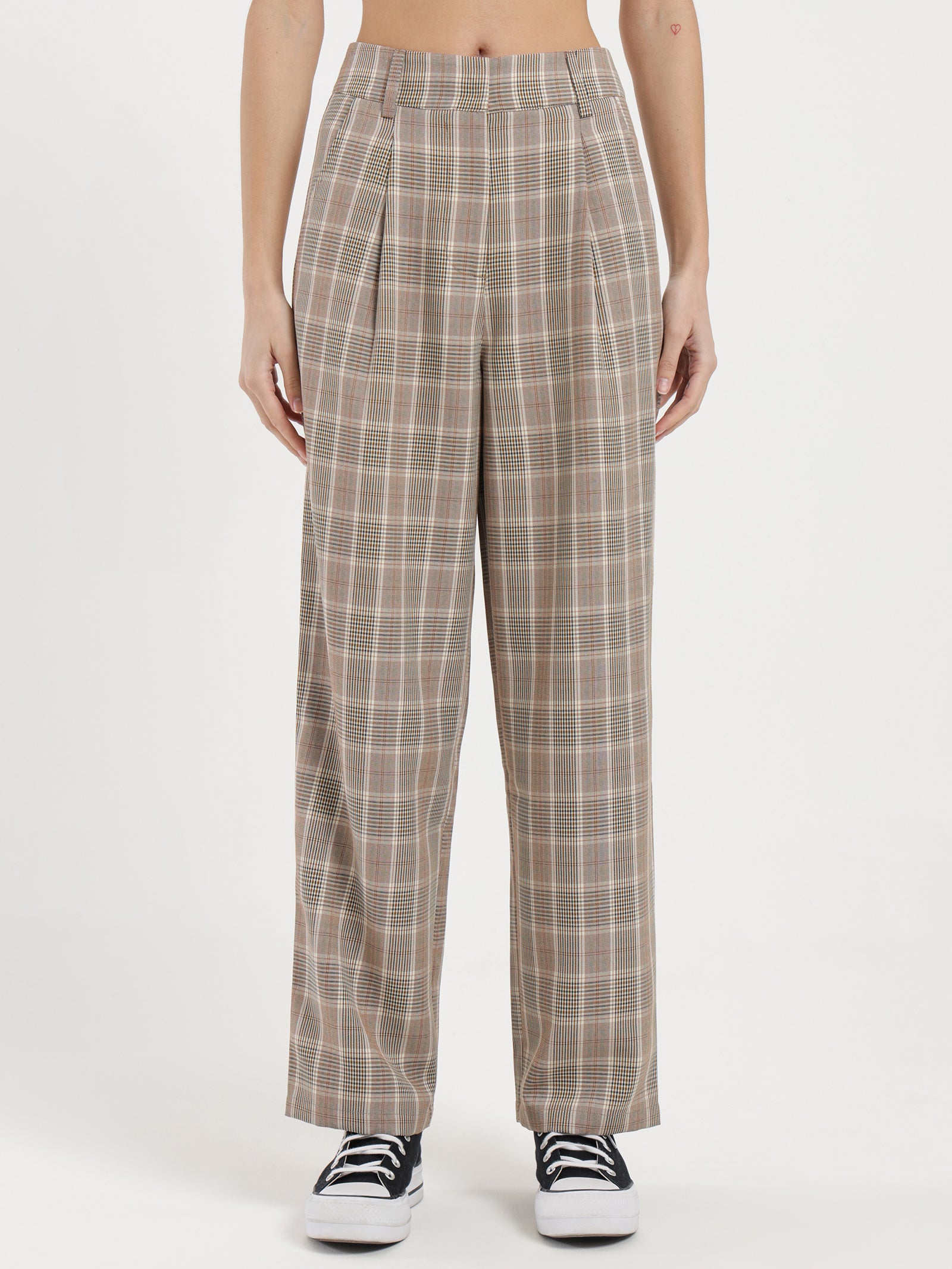 Kelly Tailored Pants in Clay Check