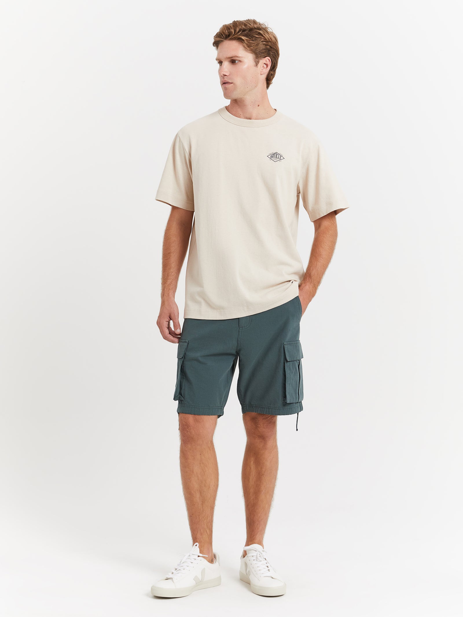 Wyatt Cargo Shorts in Spruce