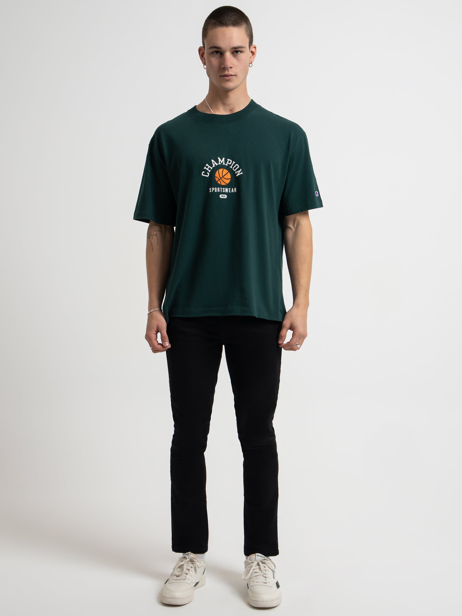 Heritage Clubhouse T-Shirt in Midfield Green