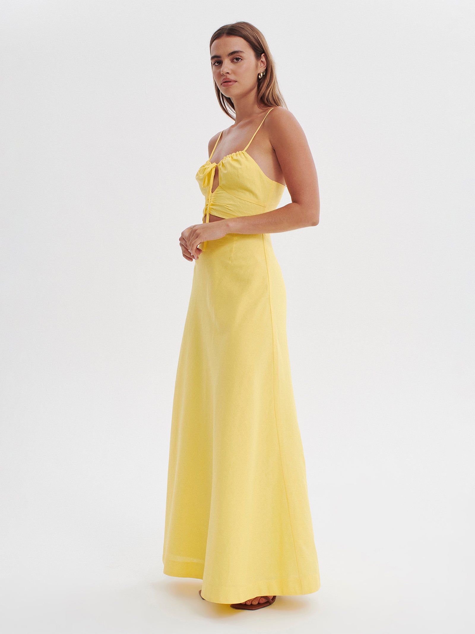 Sundream Maxi Dress in Sunshine Yellow