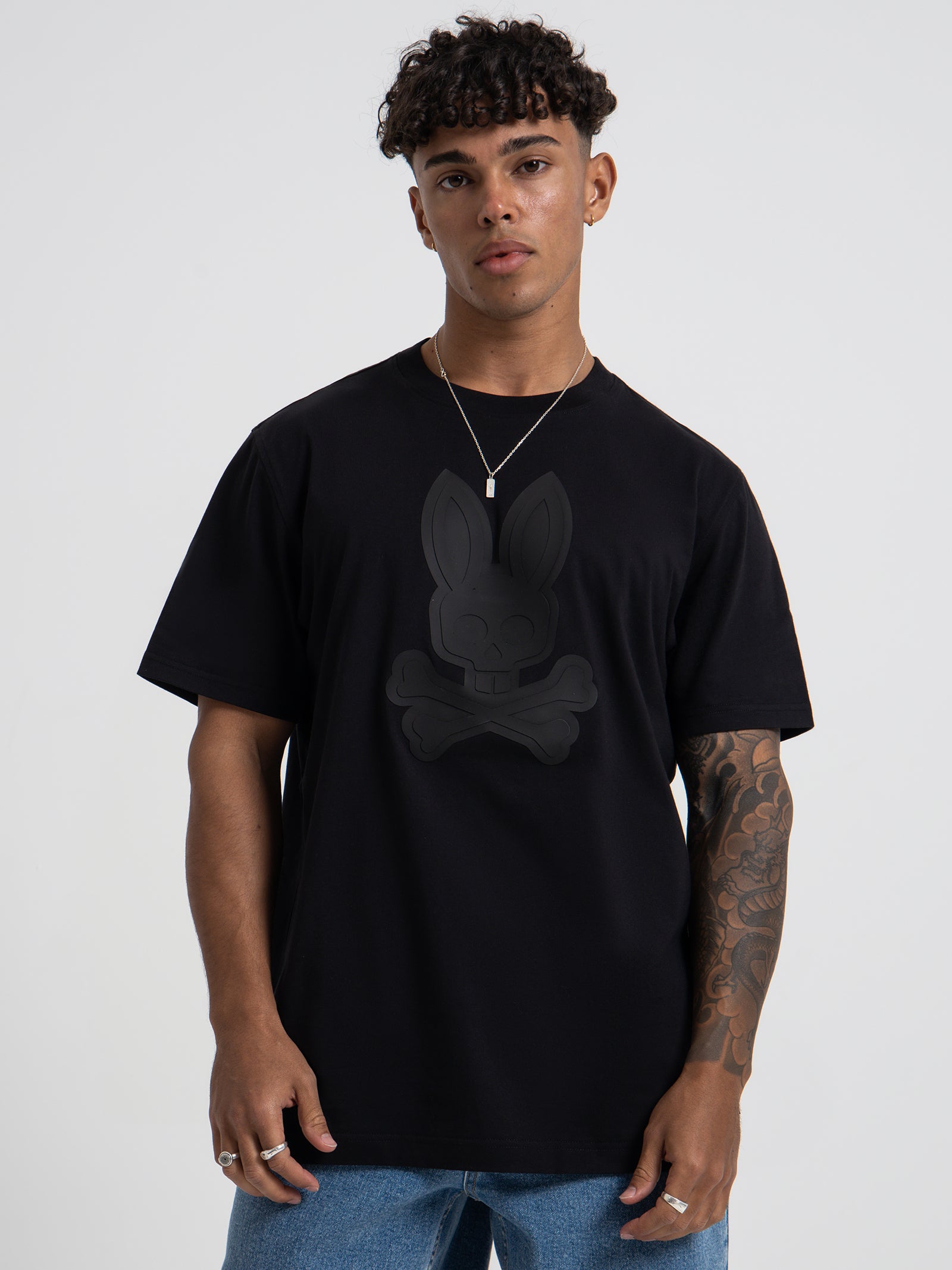 Damon Graphic T-Shirt in Black