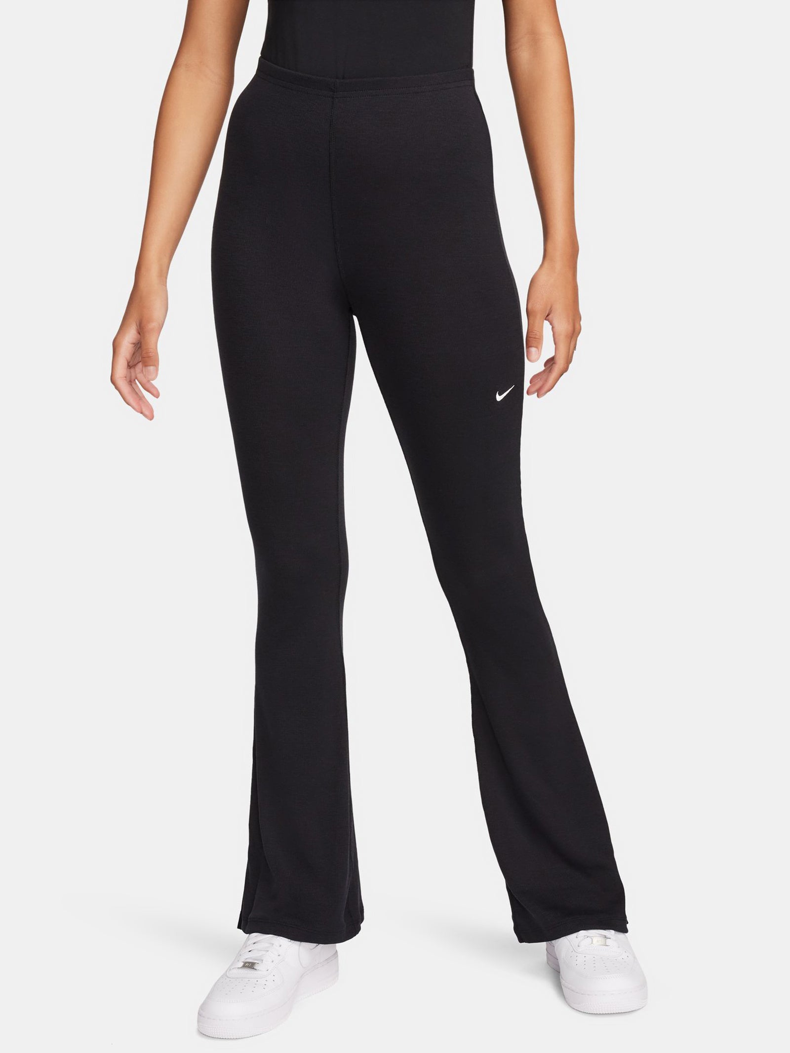 Tight Min-Rib Flared Leggings