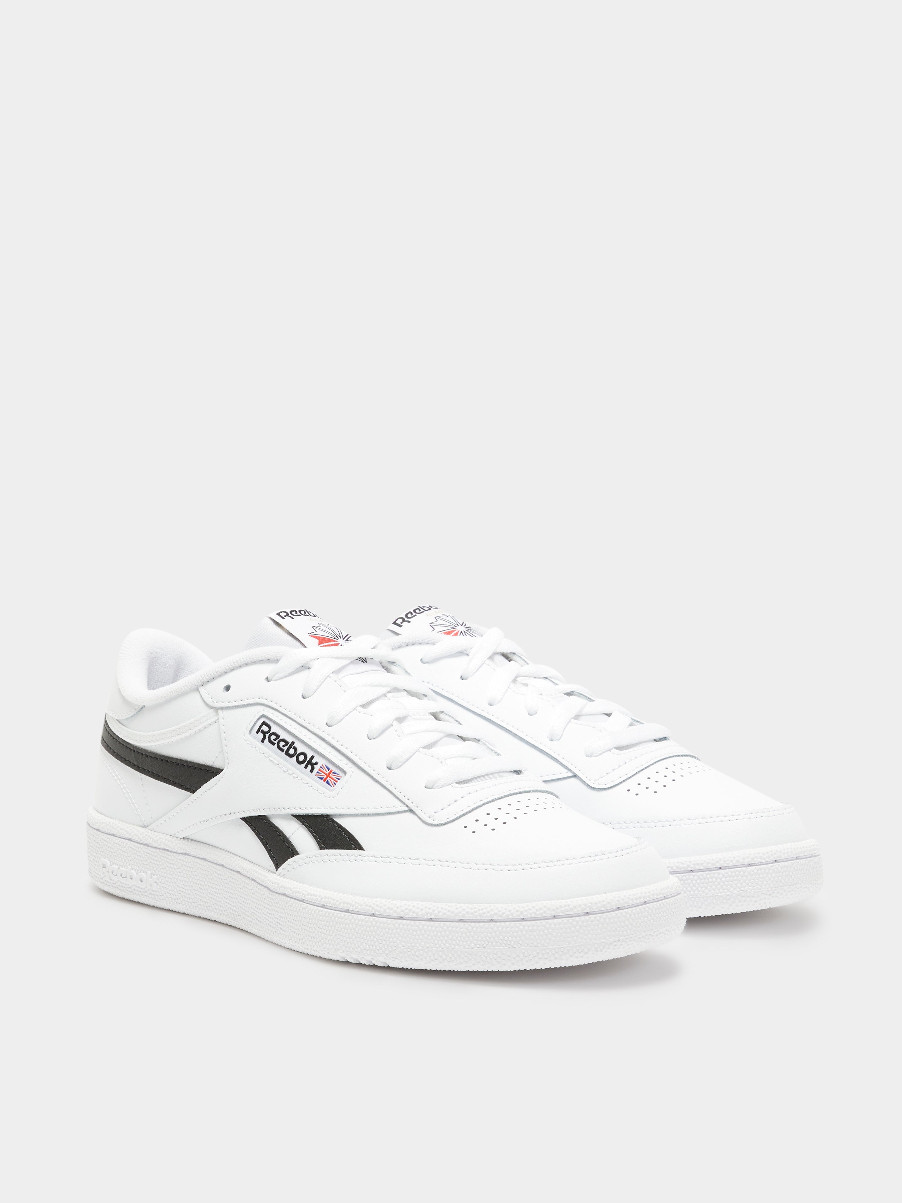 Unisex Club C Revenge Sneakers in White & Black