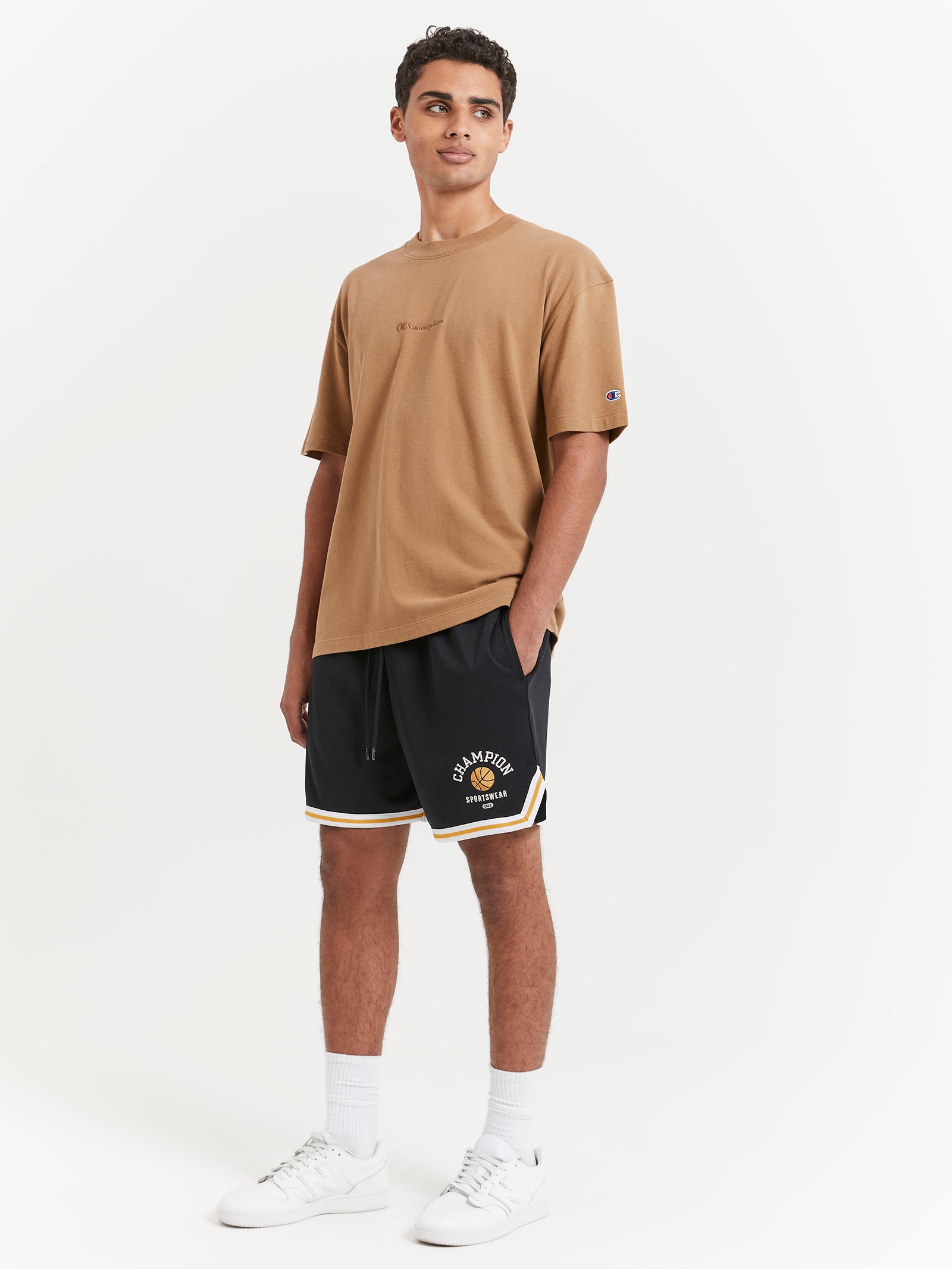 Lifestyle Clubhouse Basketball Shorts in Black