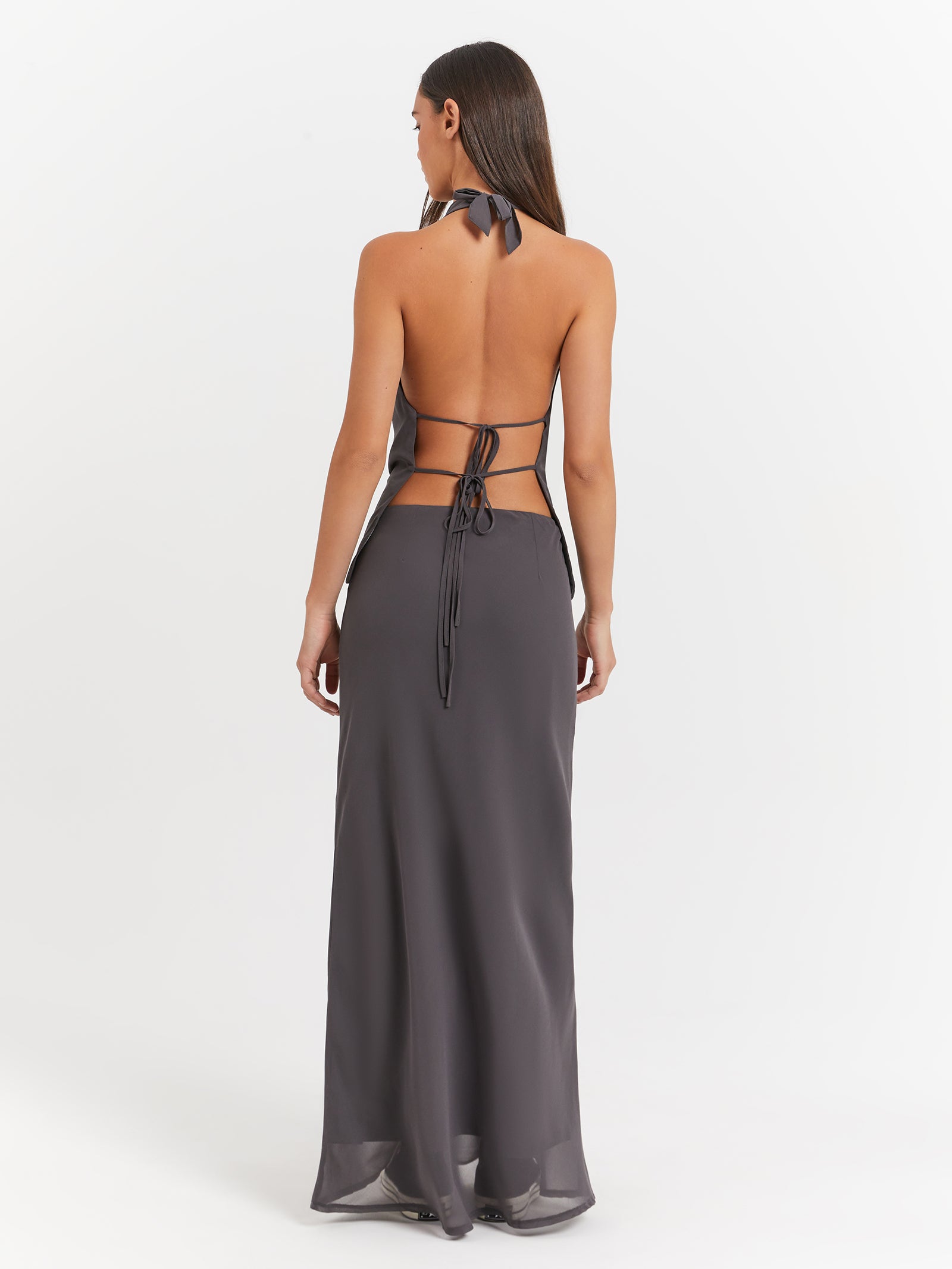 Tash Maxi Skirt in Charcoal