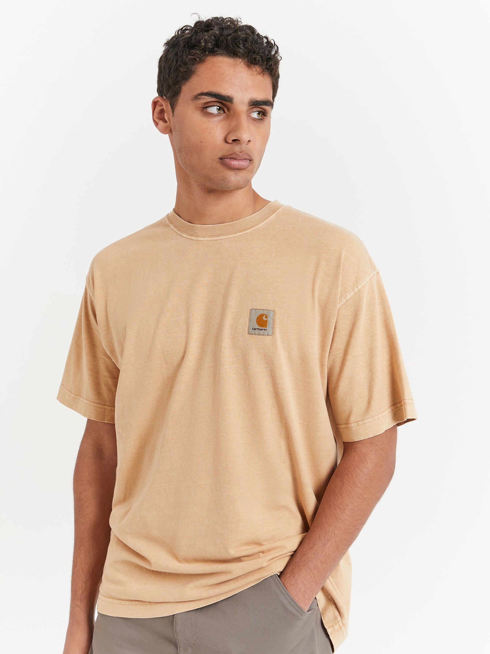 Short Sleeve Nelson T-Shirt in Dusty H Brown