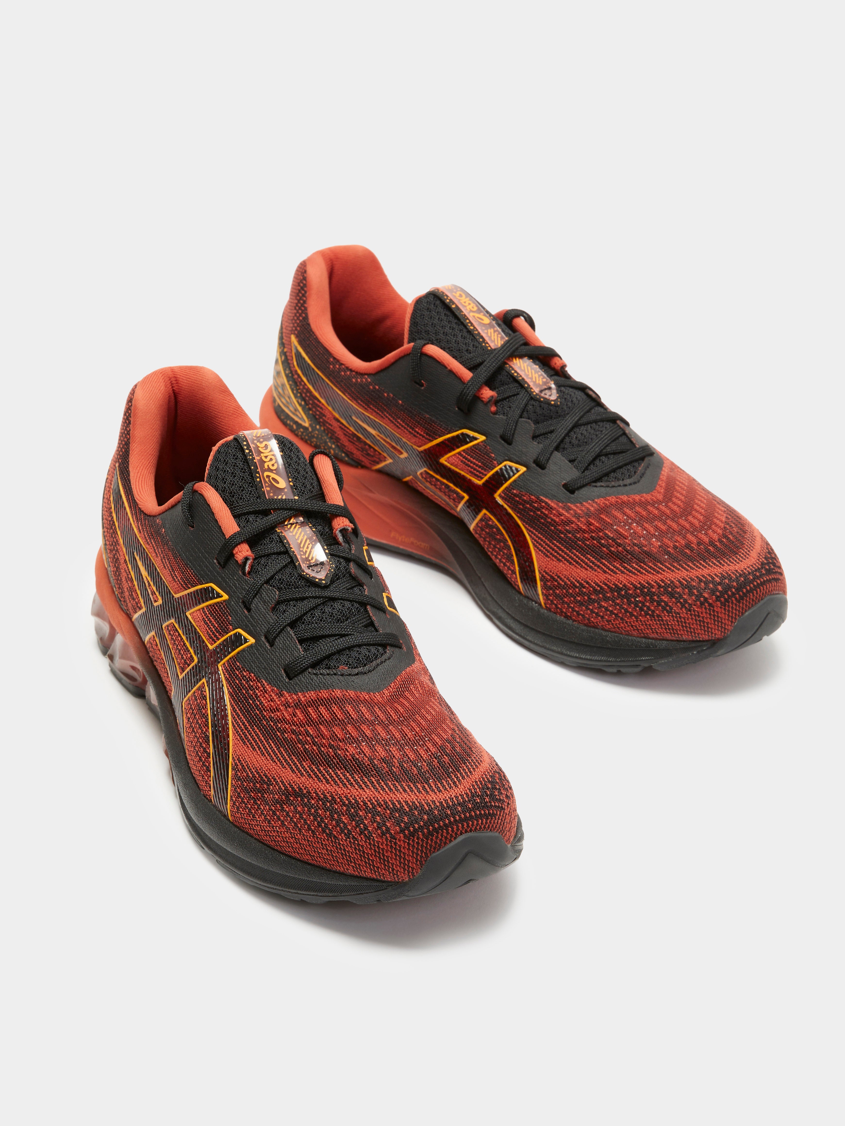 Mens Gel Quantum 180 VII Runners in Black & Red