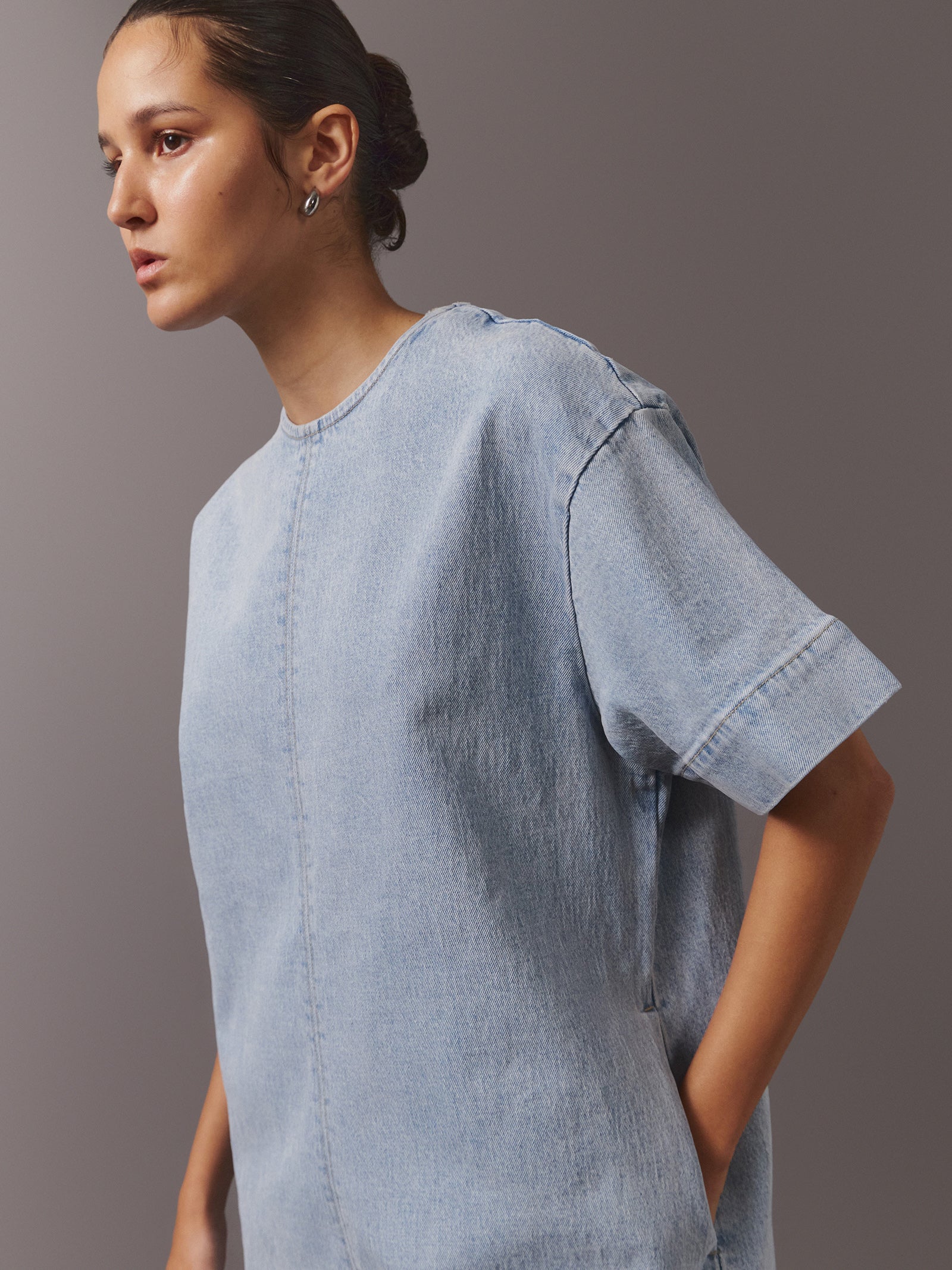 Relaxed Denim Dress