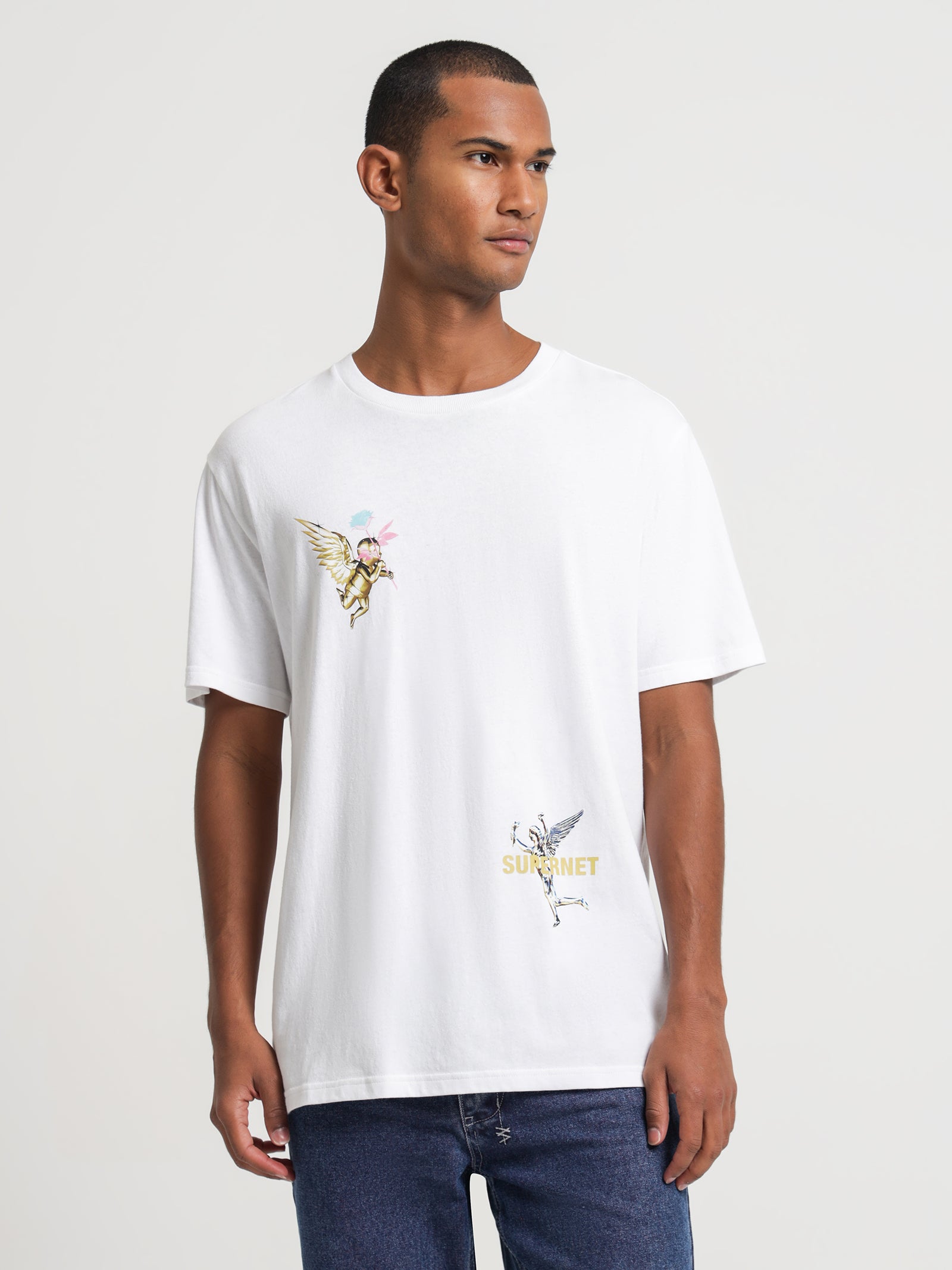 Token Kash Short Sleeve T-Shirt in White