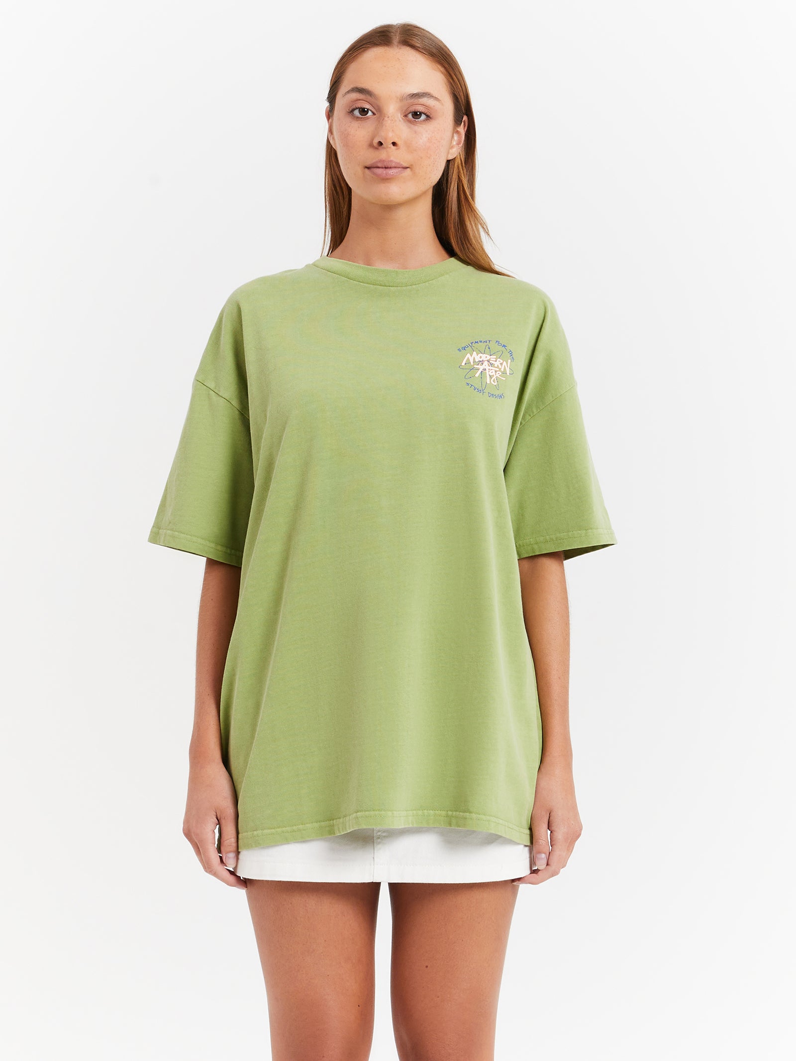 Modern Age Heavyweight Relaxed T-Shirt in Green Tea