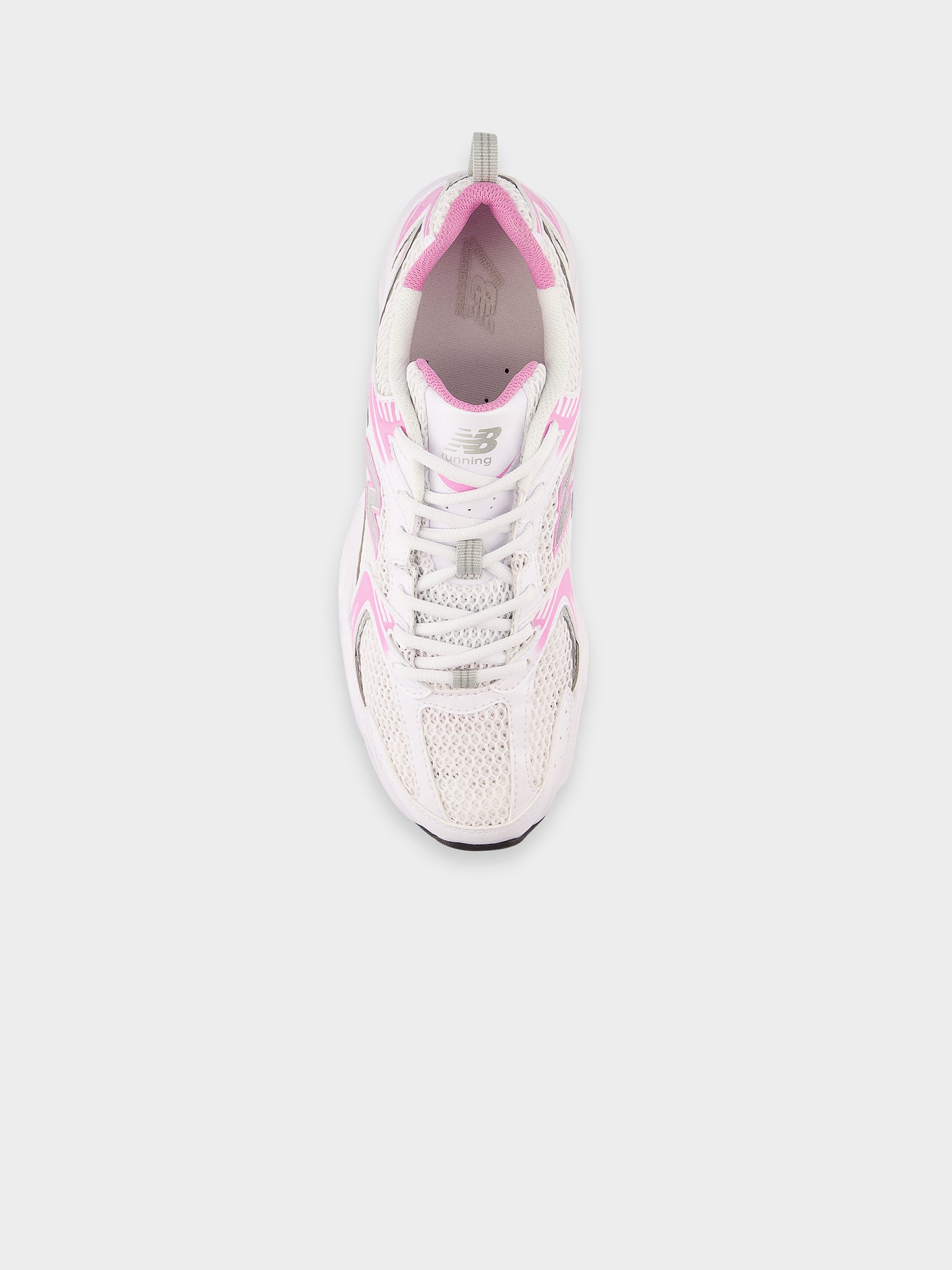 Unisex 530 Sneakers in White & Pink