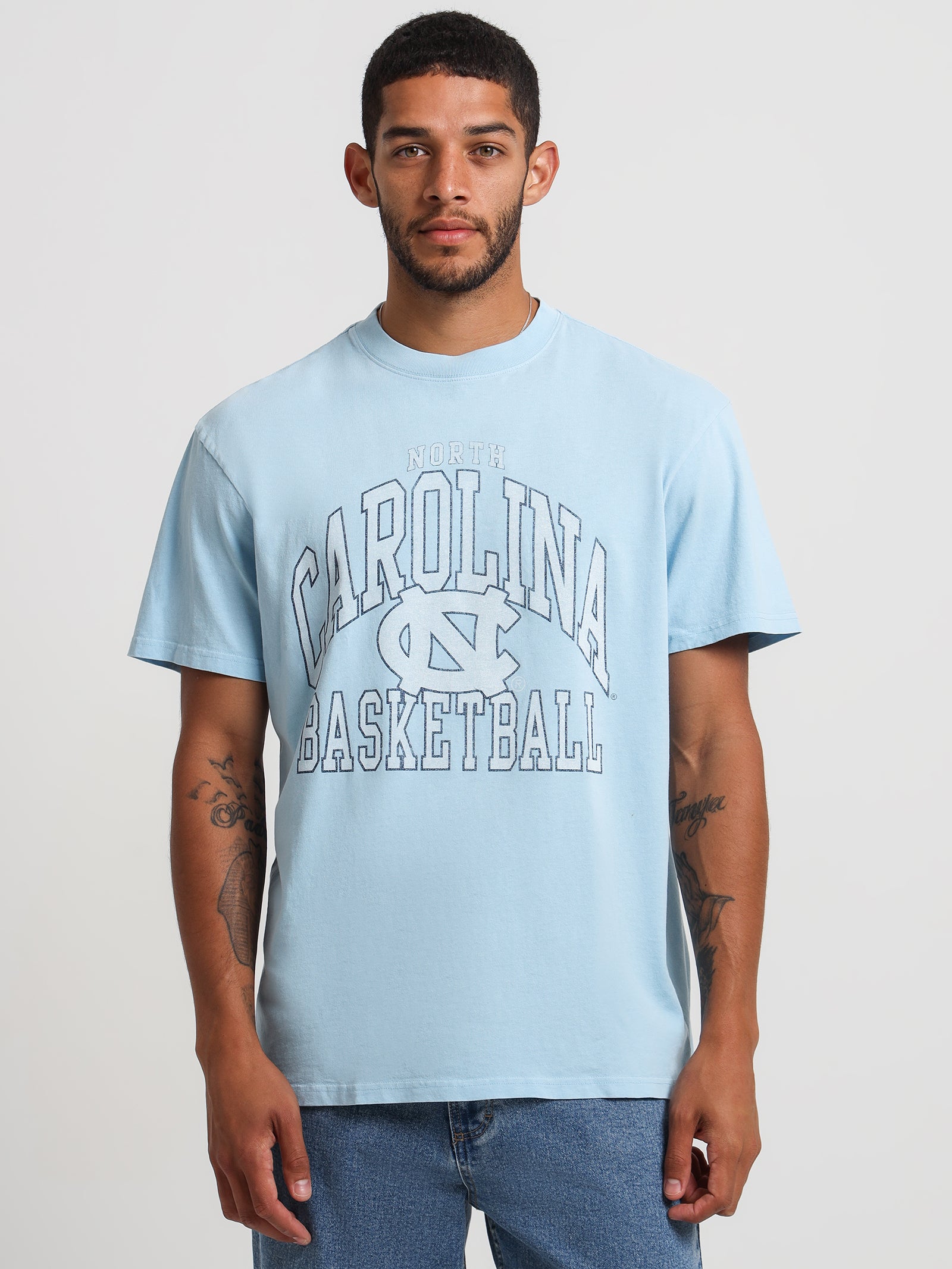 University of Carolina Basketball T-Shirt in Blue