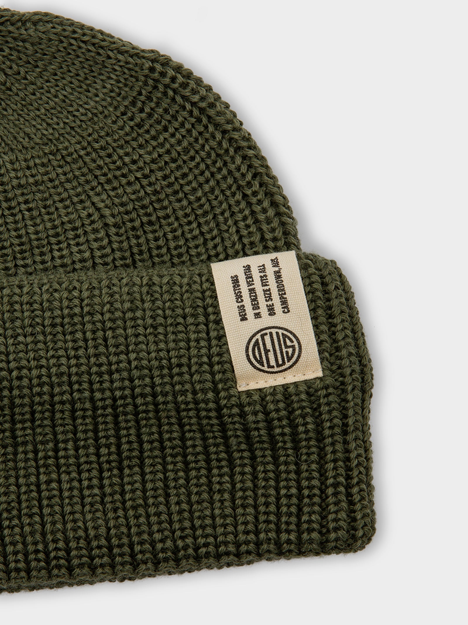 Mechanics Beanie in Lichen Green