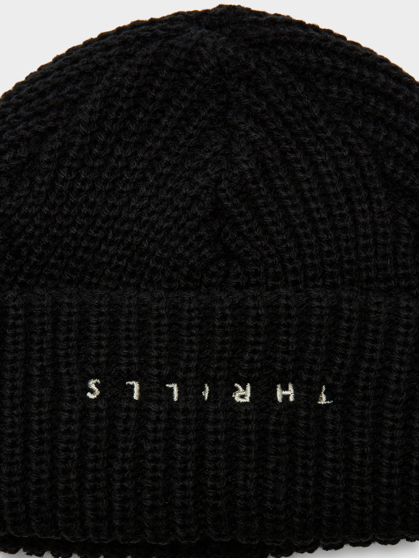 Minimal Thrills Beanie in Washed Black