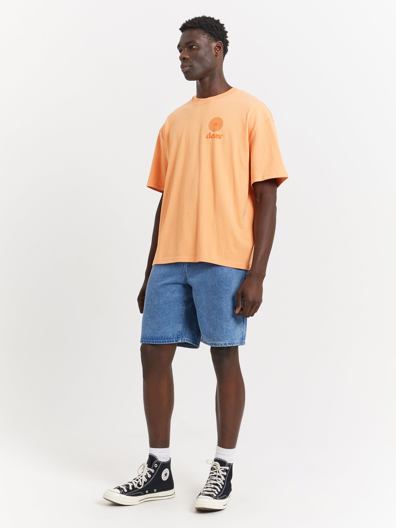 Strata T-Shirt in Apricot