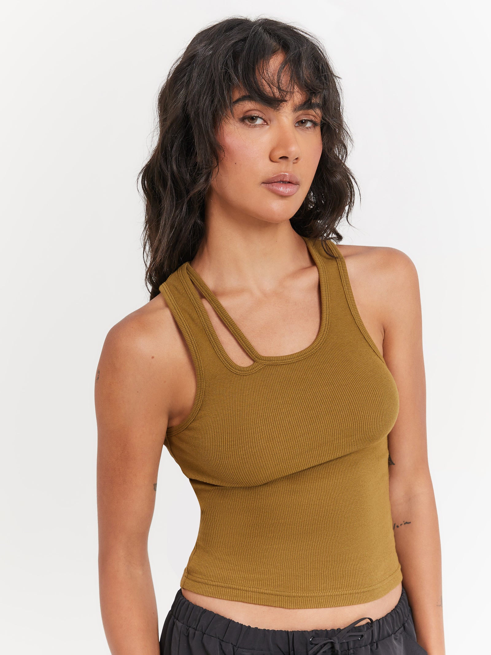 Paris Tank Top in Olive