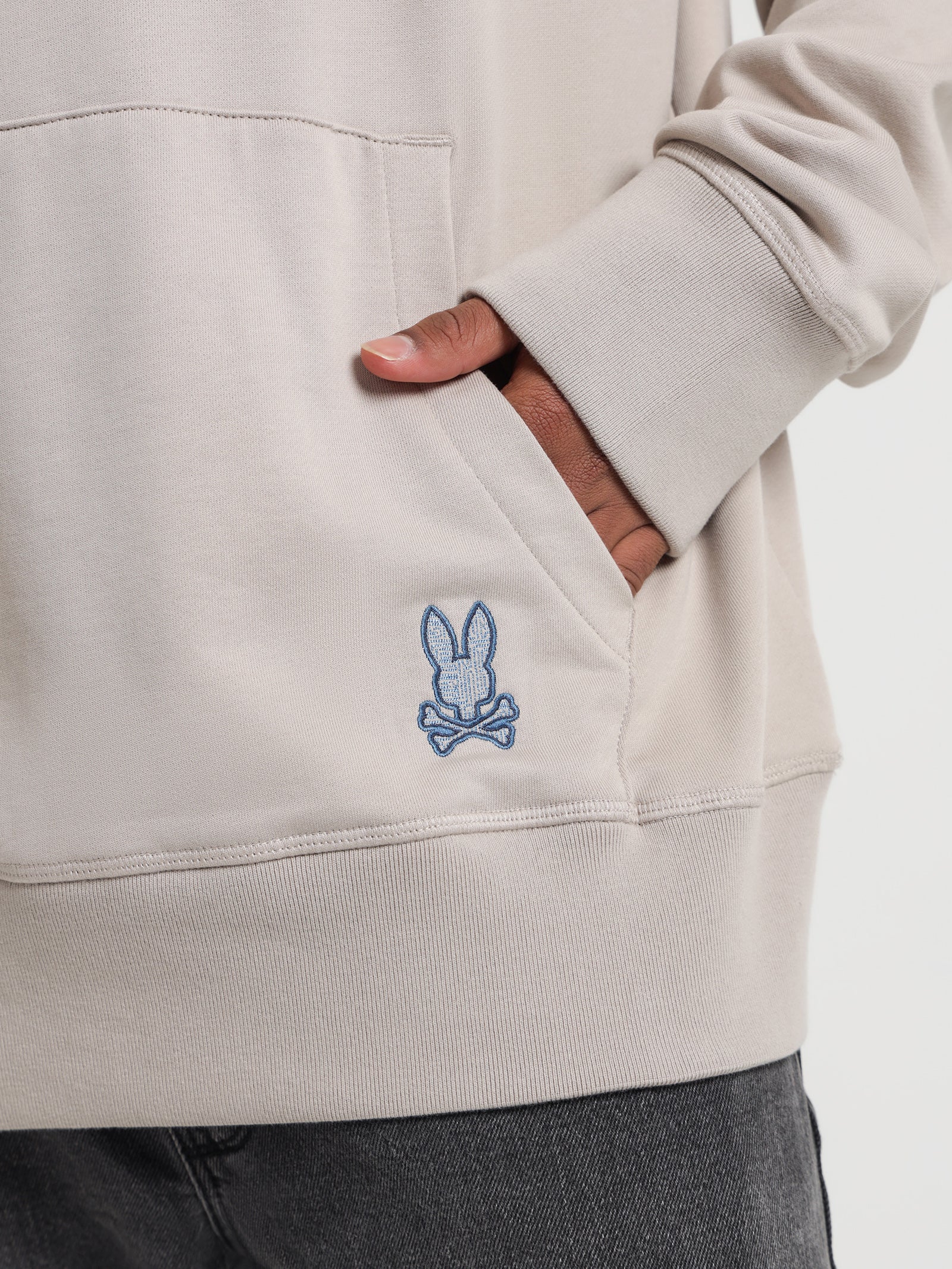 Dammes Popover Hoodie in Sandstone