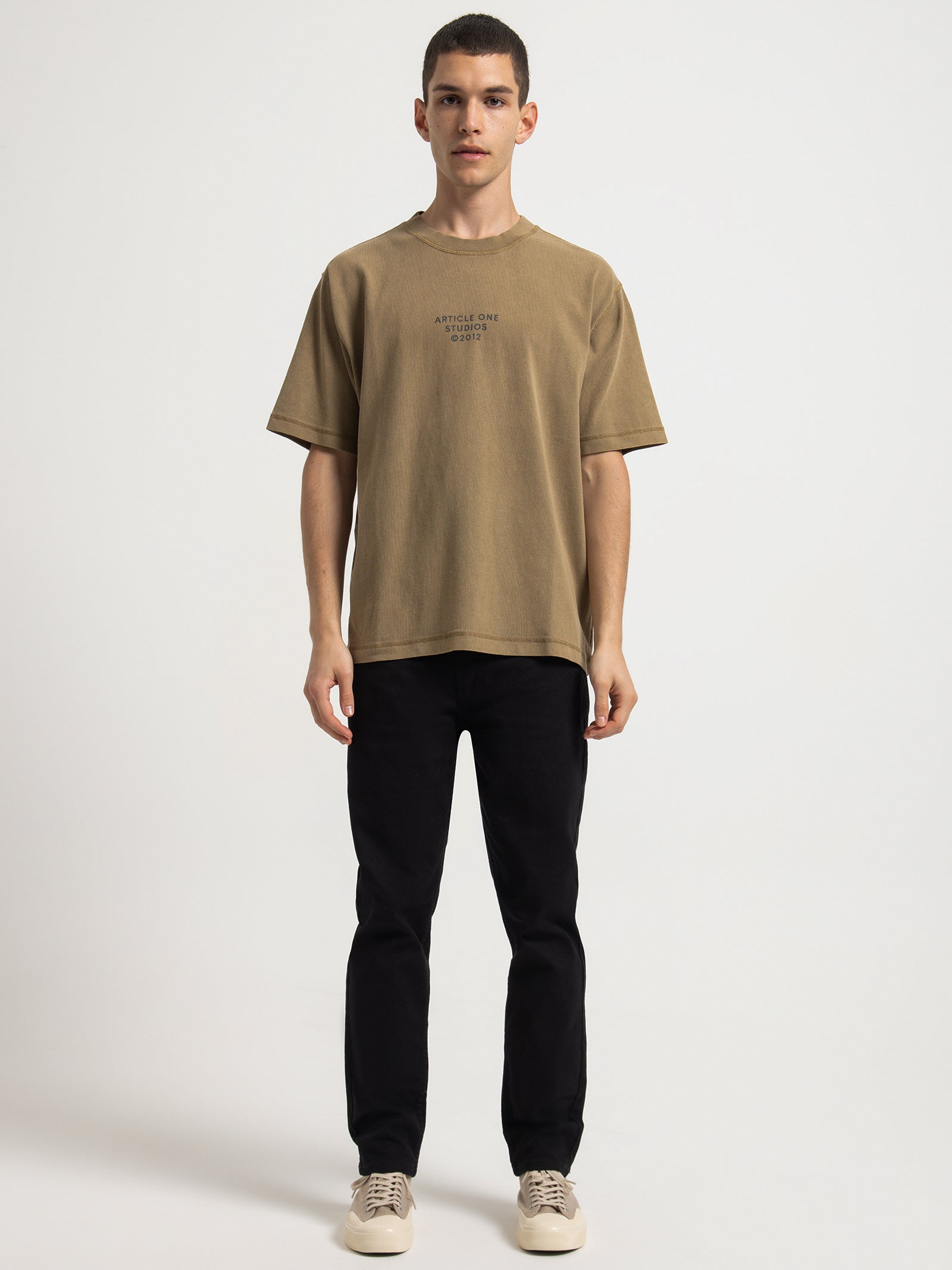 Studio Logo T-Shirt in Bronze