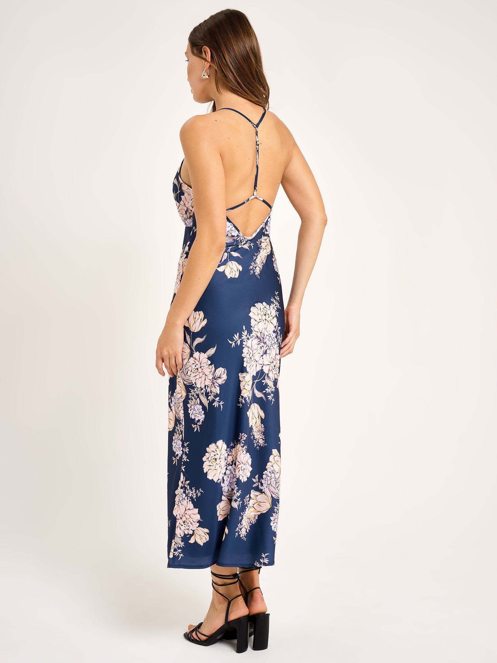 Amelie Slip Dress in Floral Bouquet Print