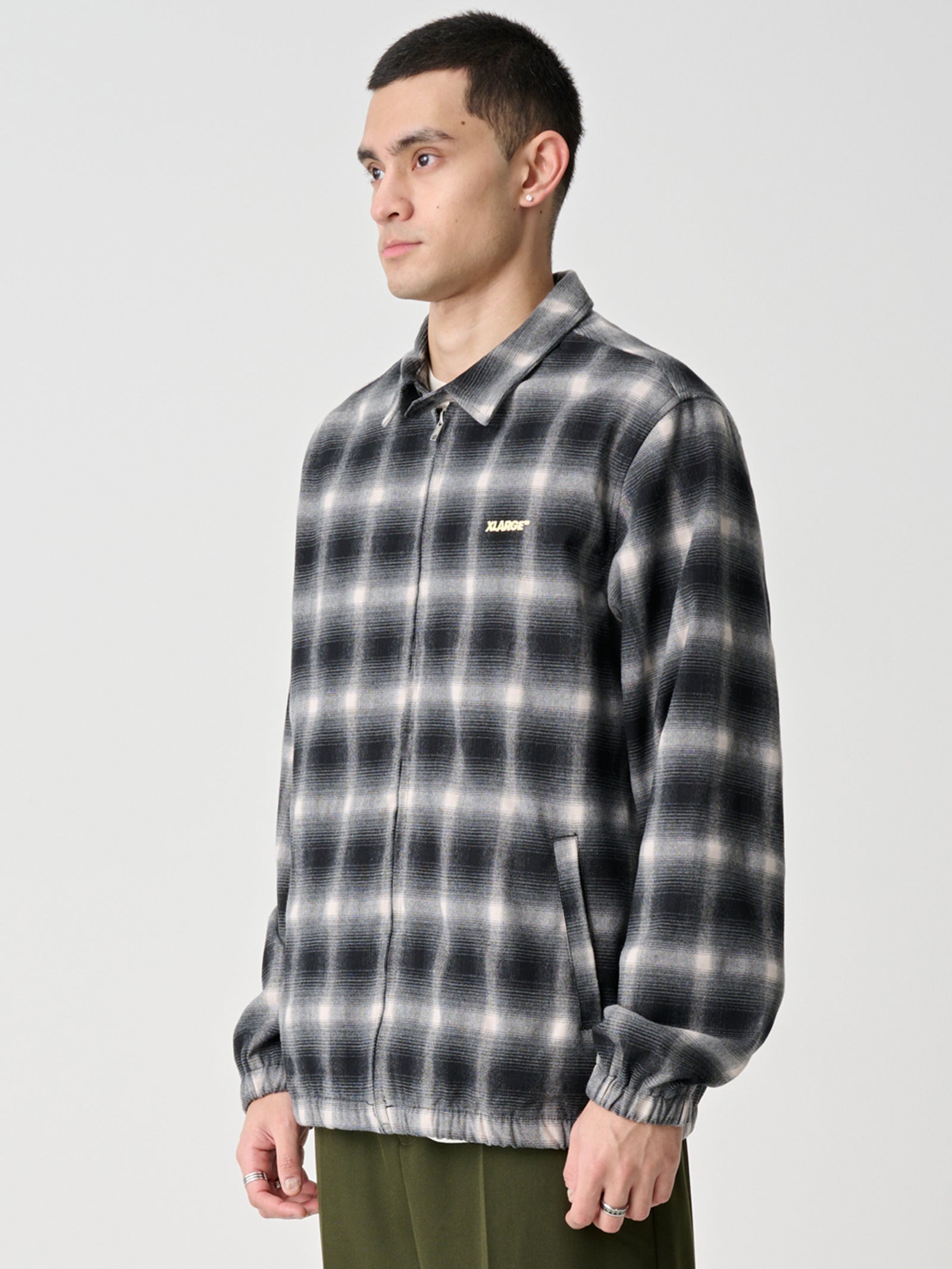 Source Lined Zip Check Jacket