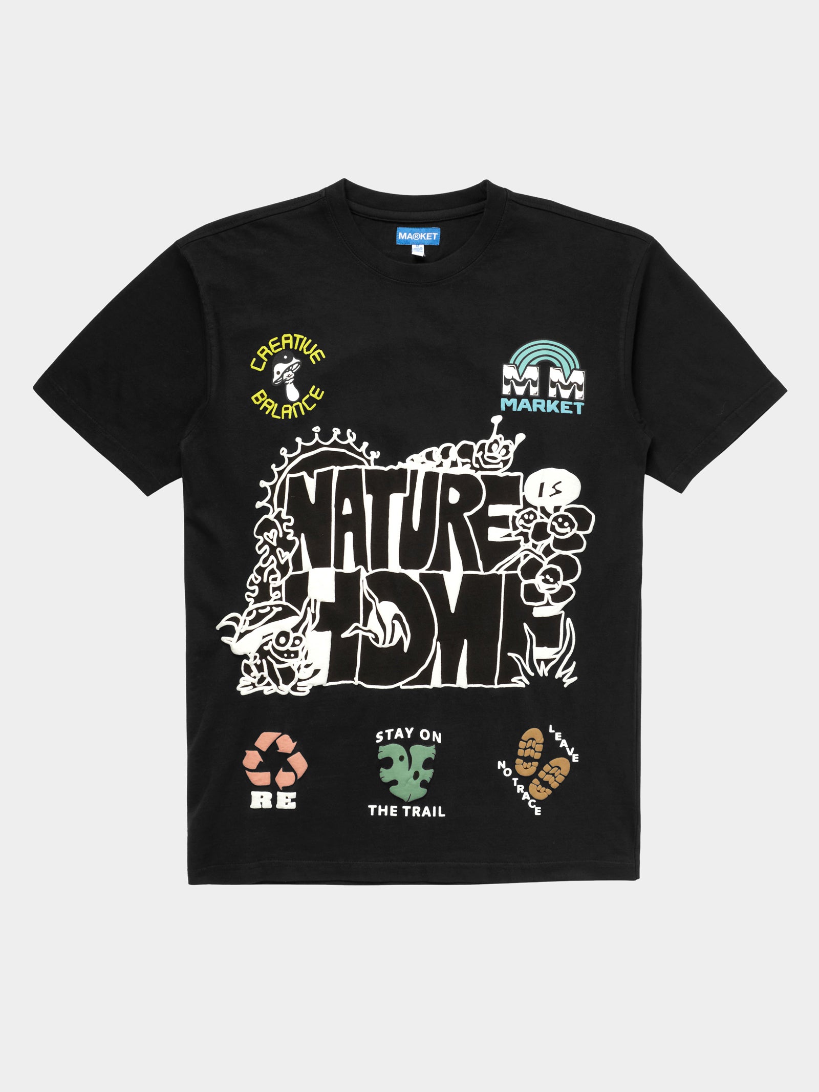 Nature Is Home T-Shirt in Vintage Black