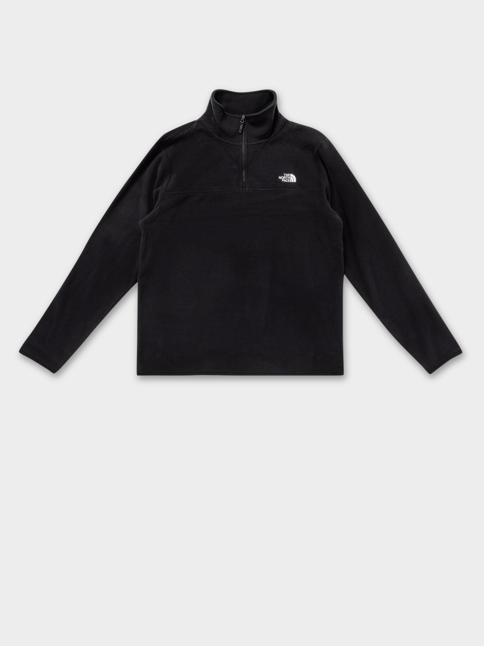 TKA Glacier Fleece 1/4 Zip Sweater in Black