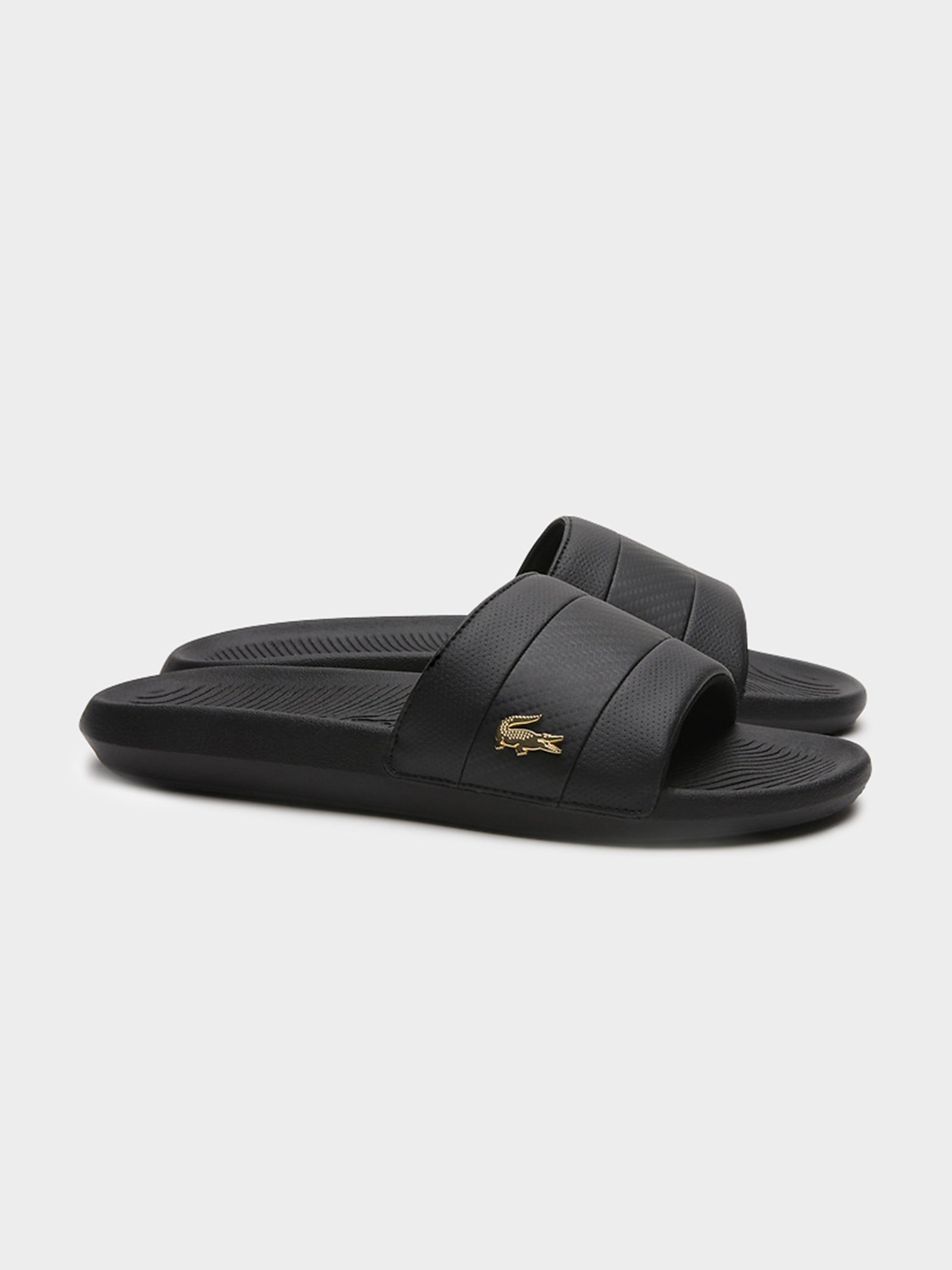 Mens Serve Slide Hybrid Slides in Black