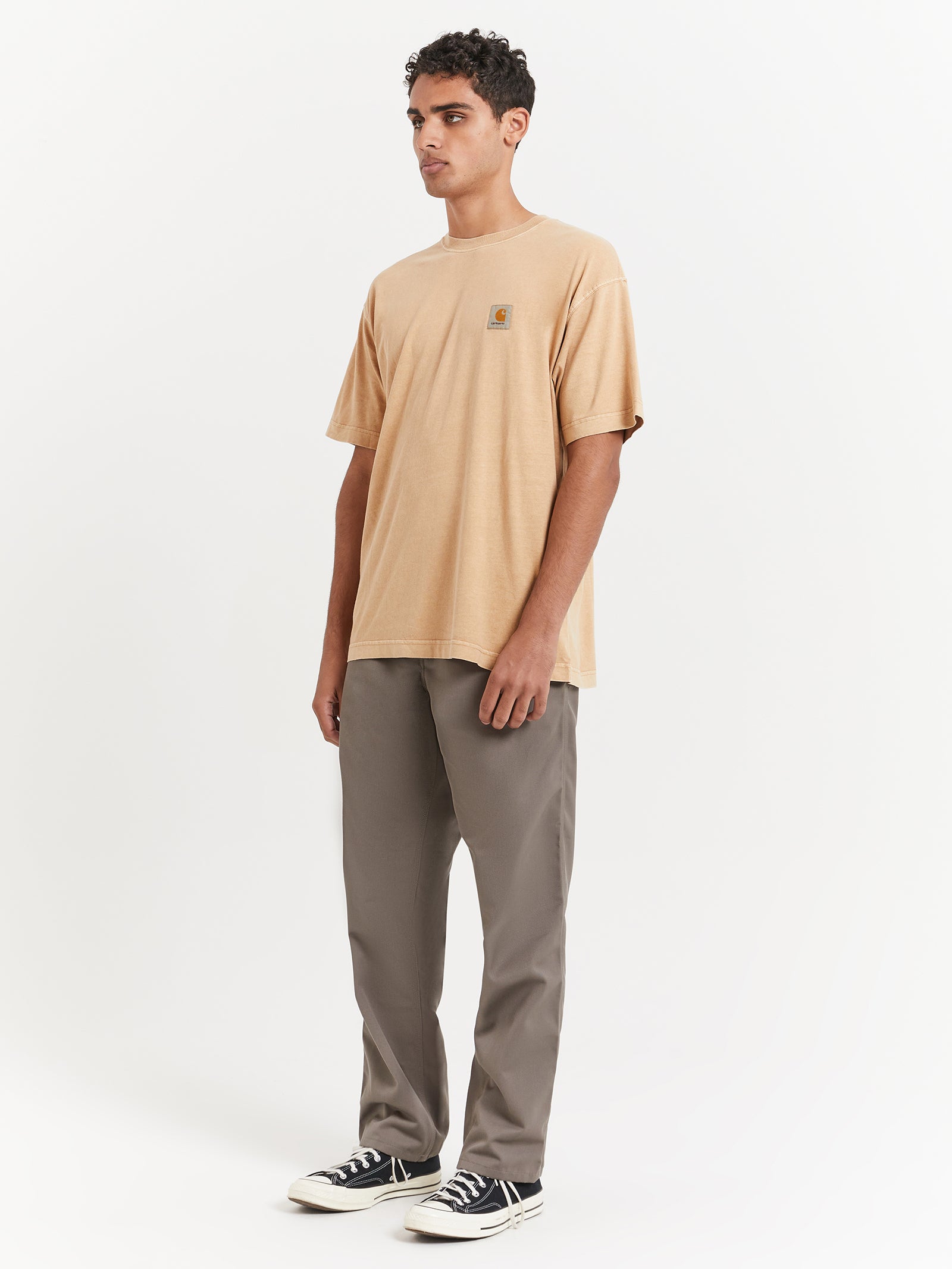 Short Sleeve Nelson T-Shirt in Dusty H Brown