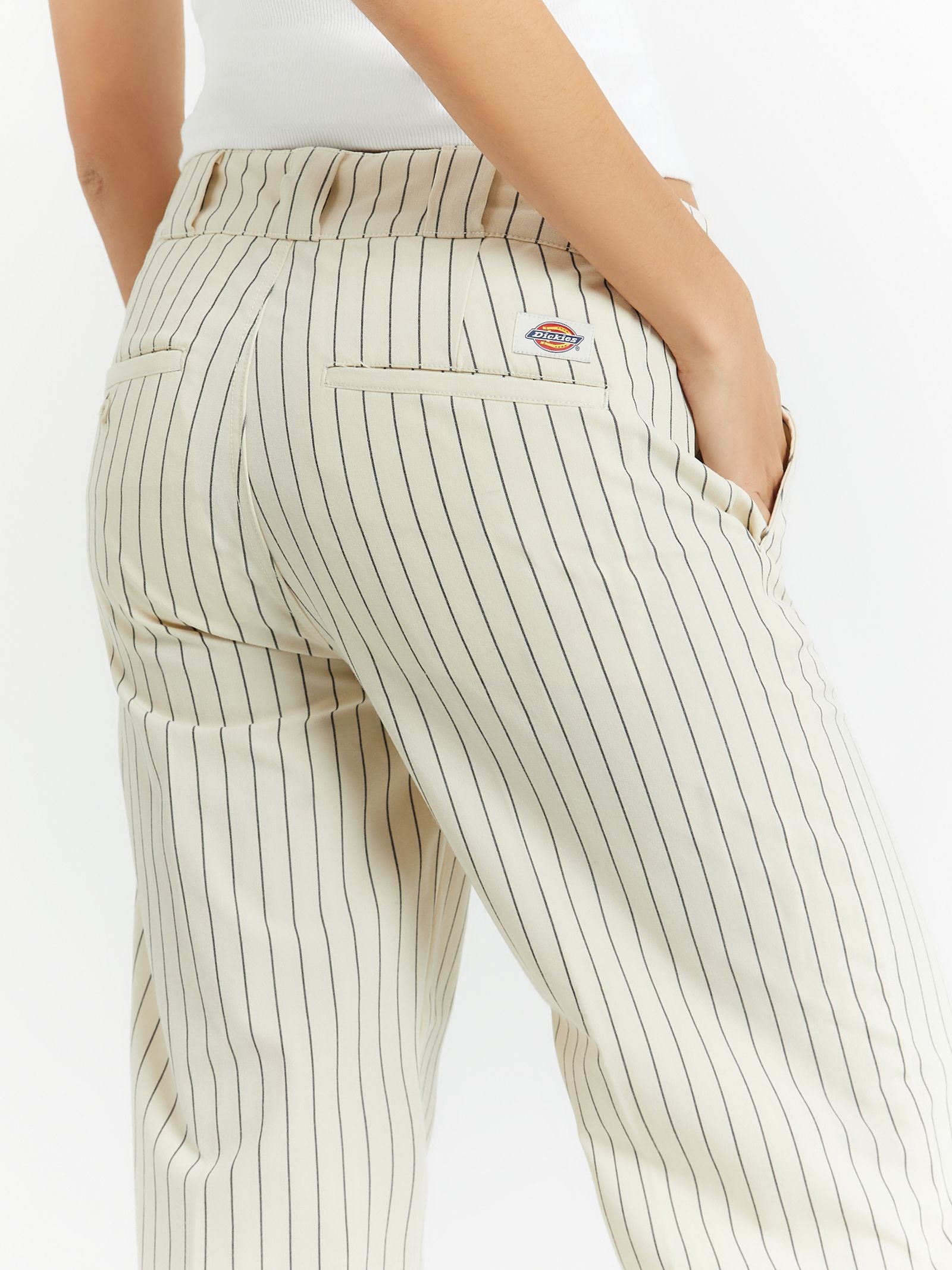 Bronte Pinstripe Wide Pants