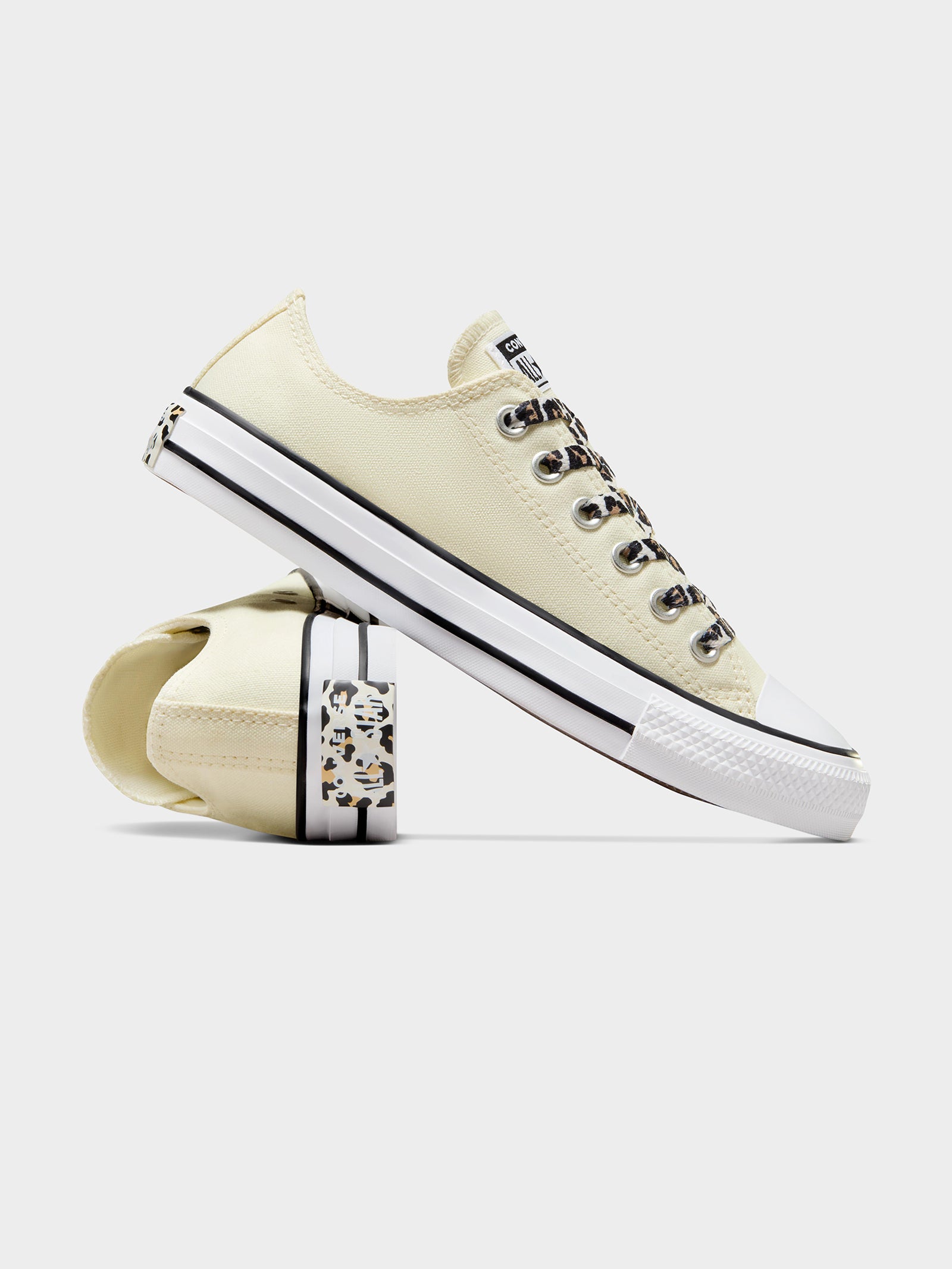 Womens Chuck Taylor All Star Sneakers in Egret, Black & Epic Dune