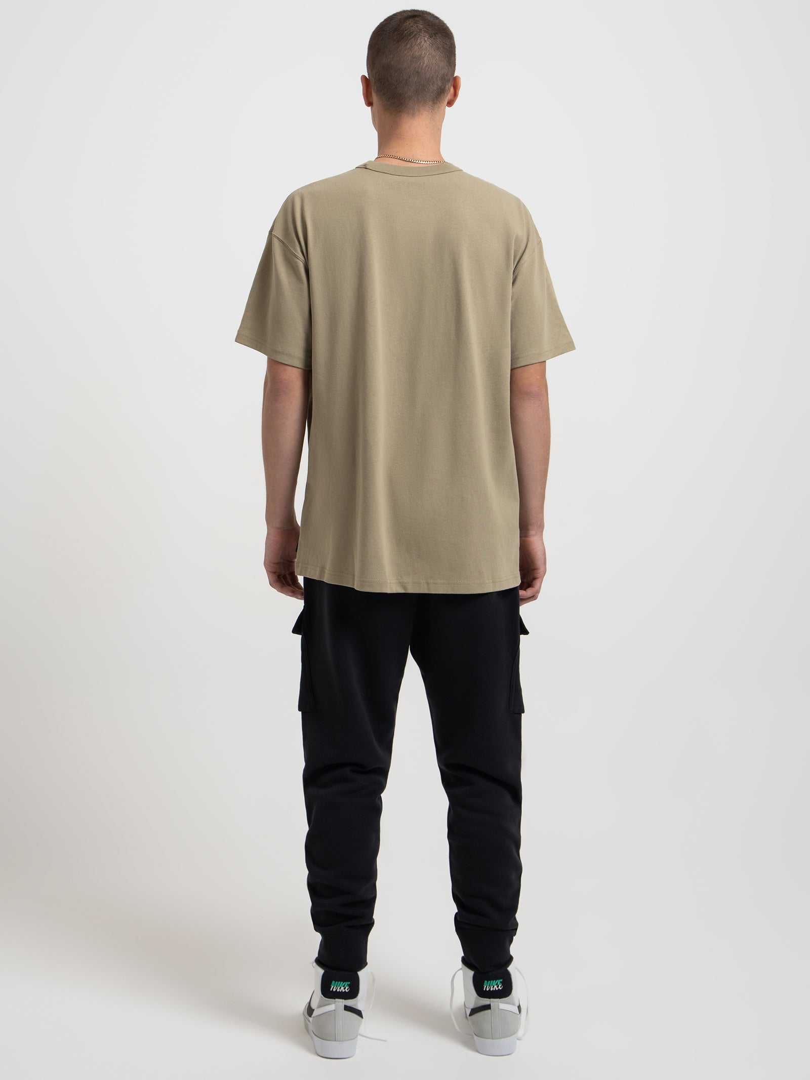 Sportswear Premium Essentials Sustainable T-Shirt in Neutral Olive