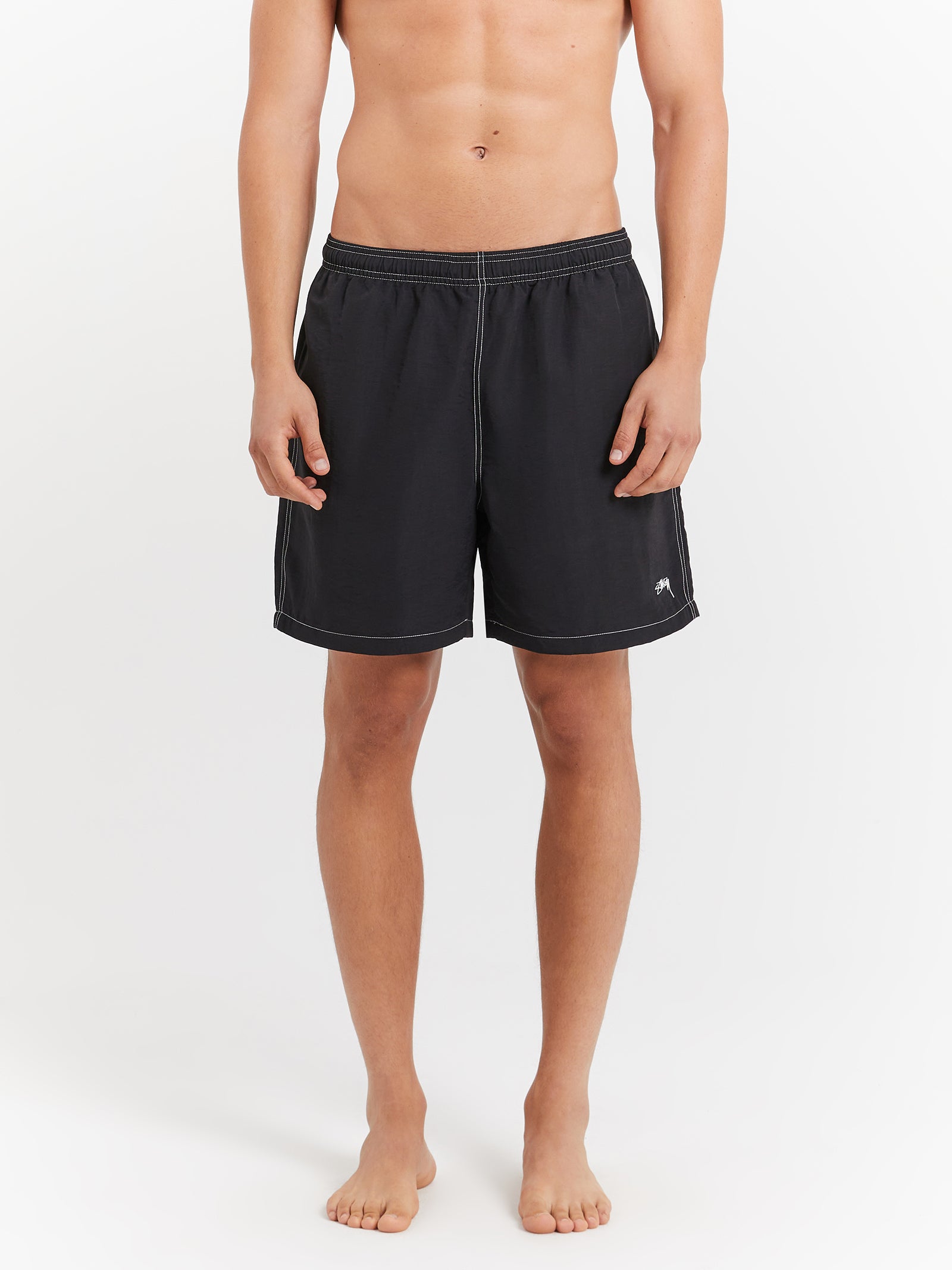 Contrast Sm Stock Watershorts in Black