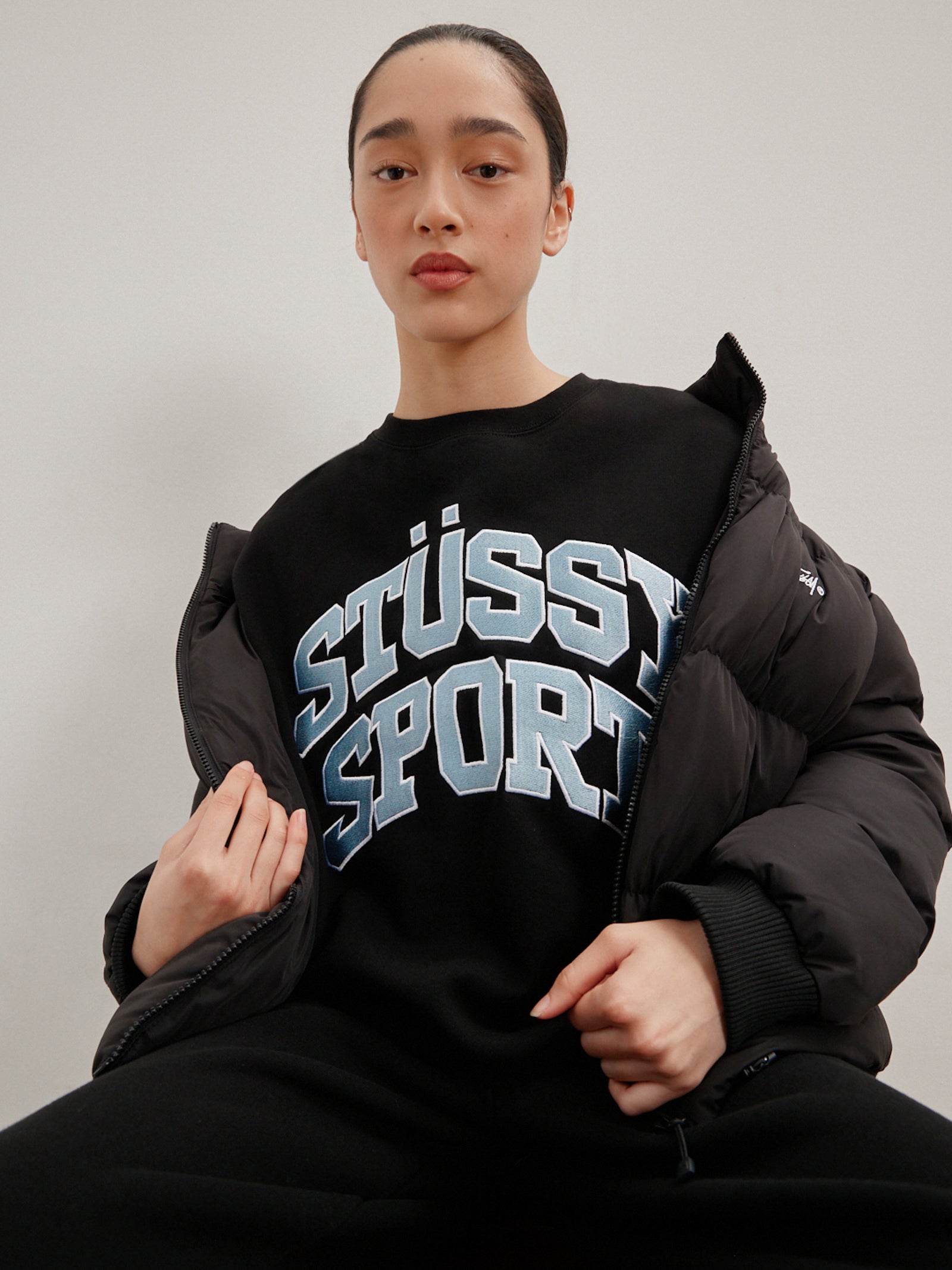 Stussy Sport Oversized Crew