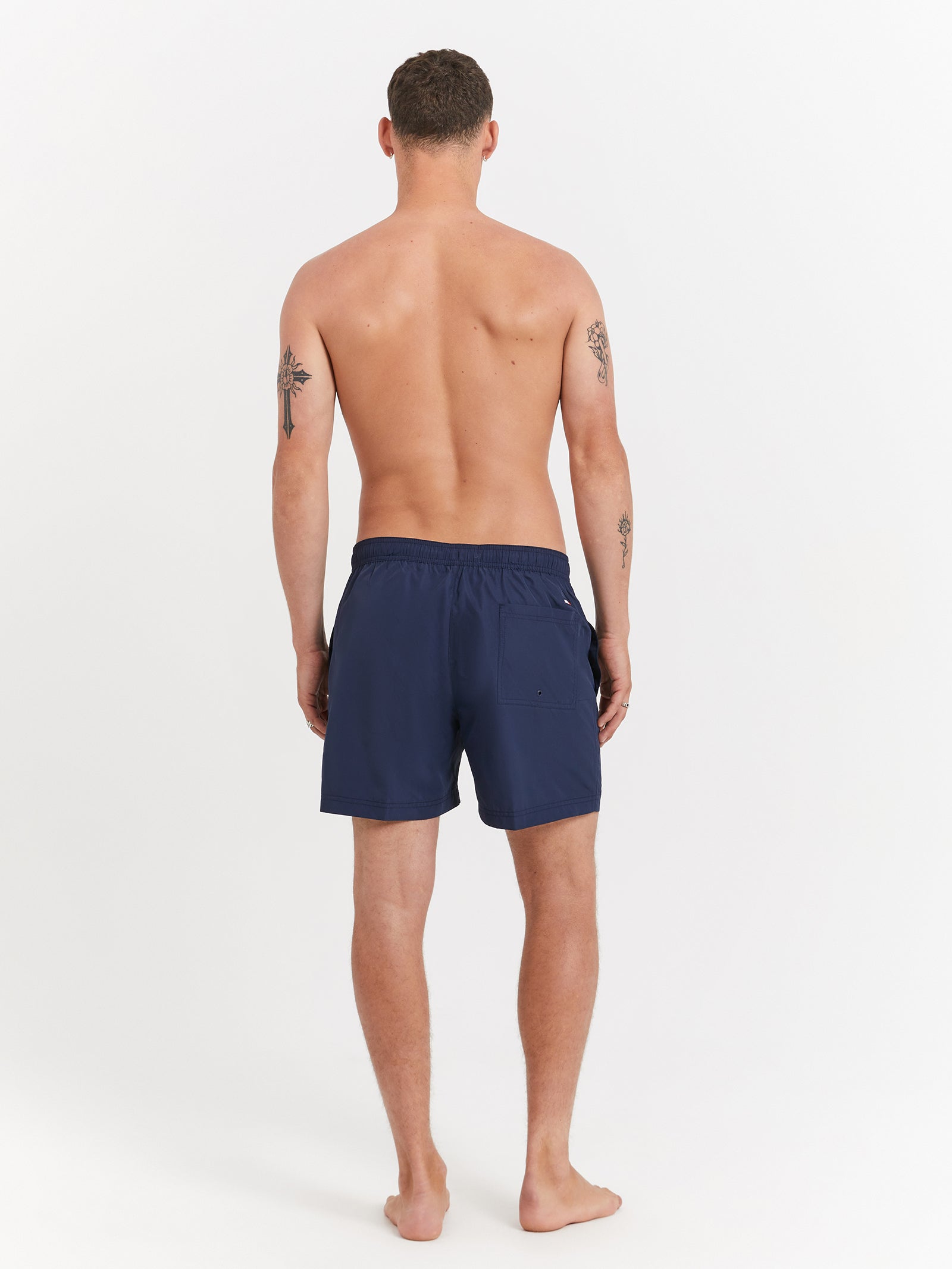 Archive Drawstring Mid Shorts in Twilight Navy