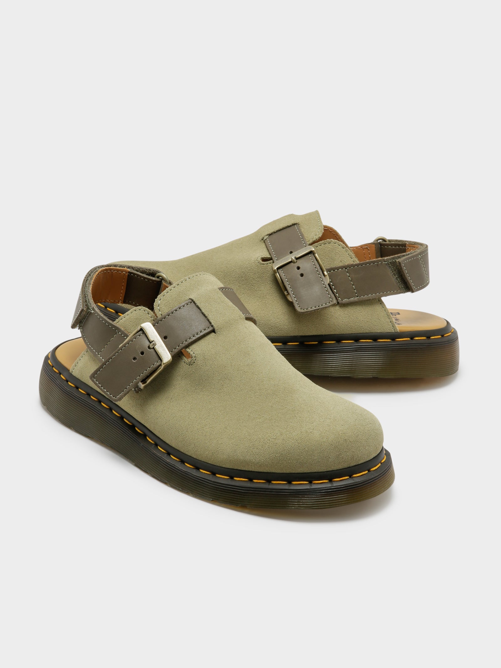 Unisex Jorge II Slingback Mules in Khaki