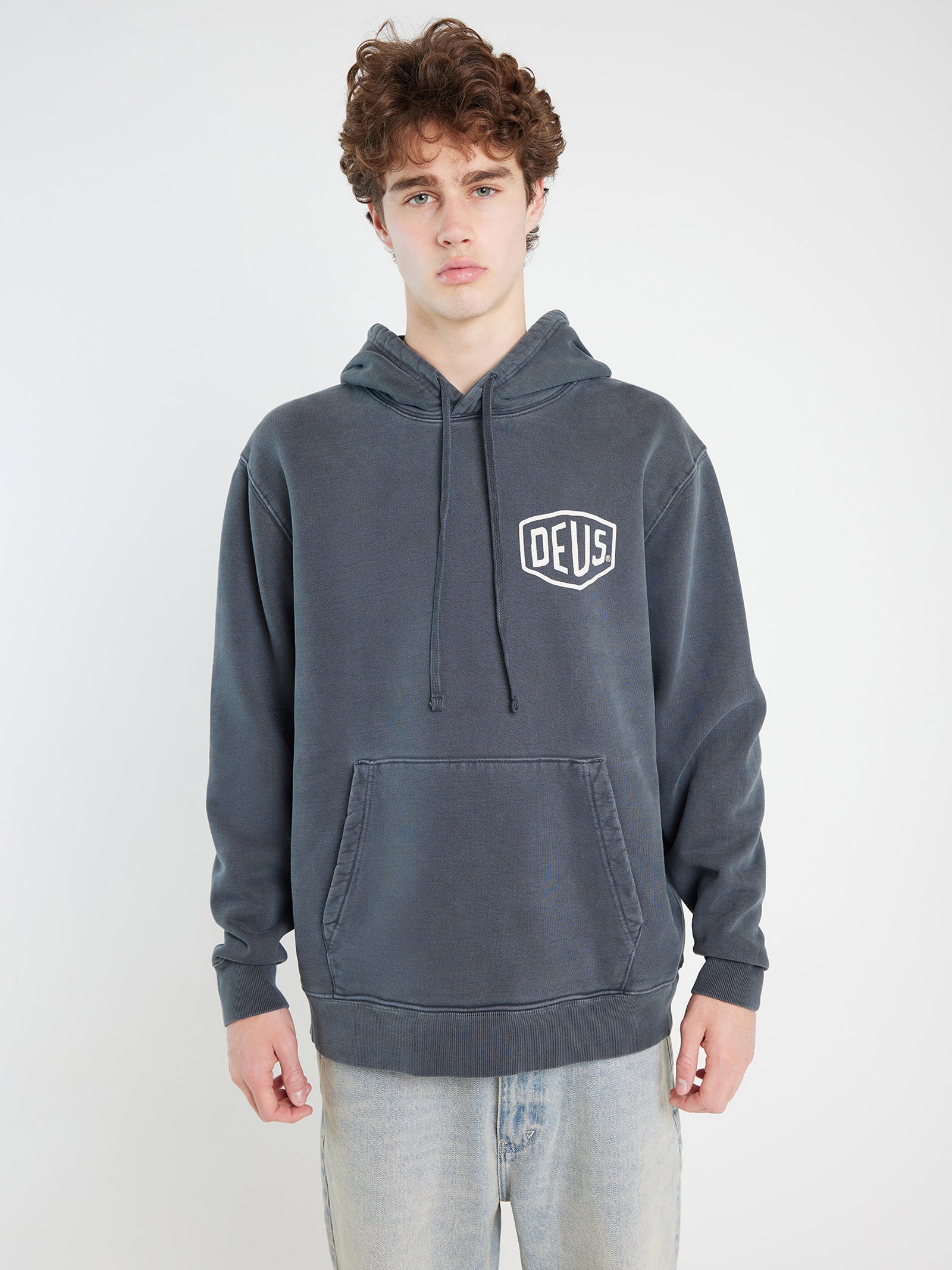 Garment Dyed Shield Hoodie