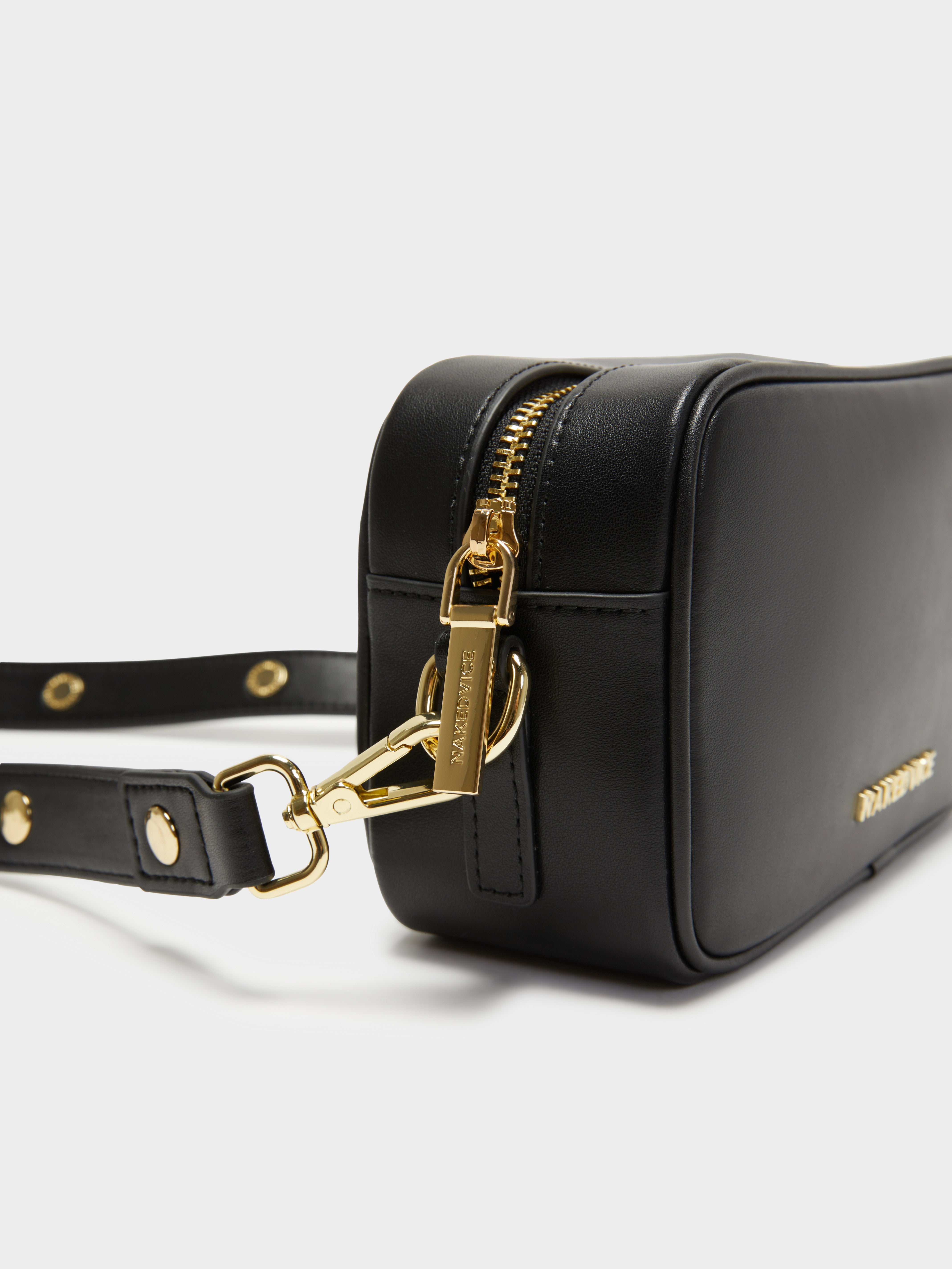 The Mac Benji Bag in Black & Gold