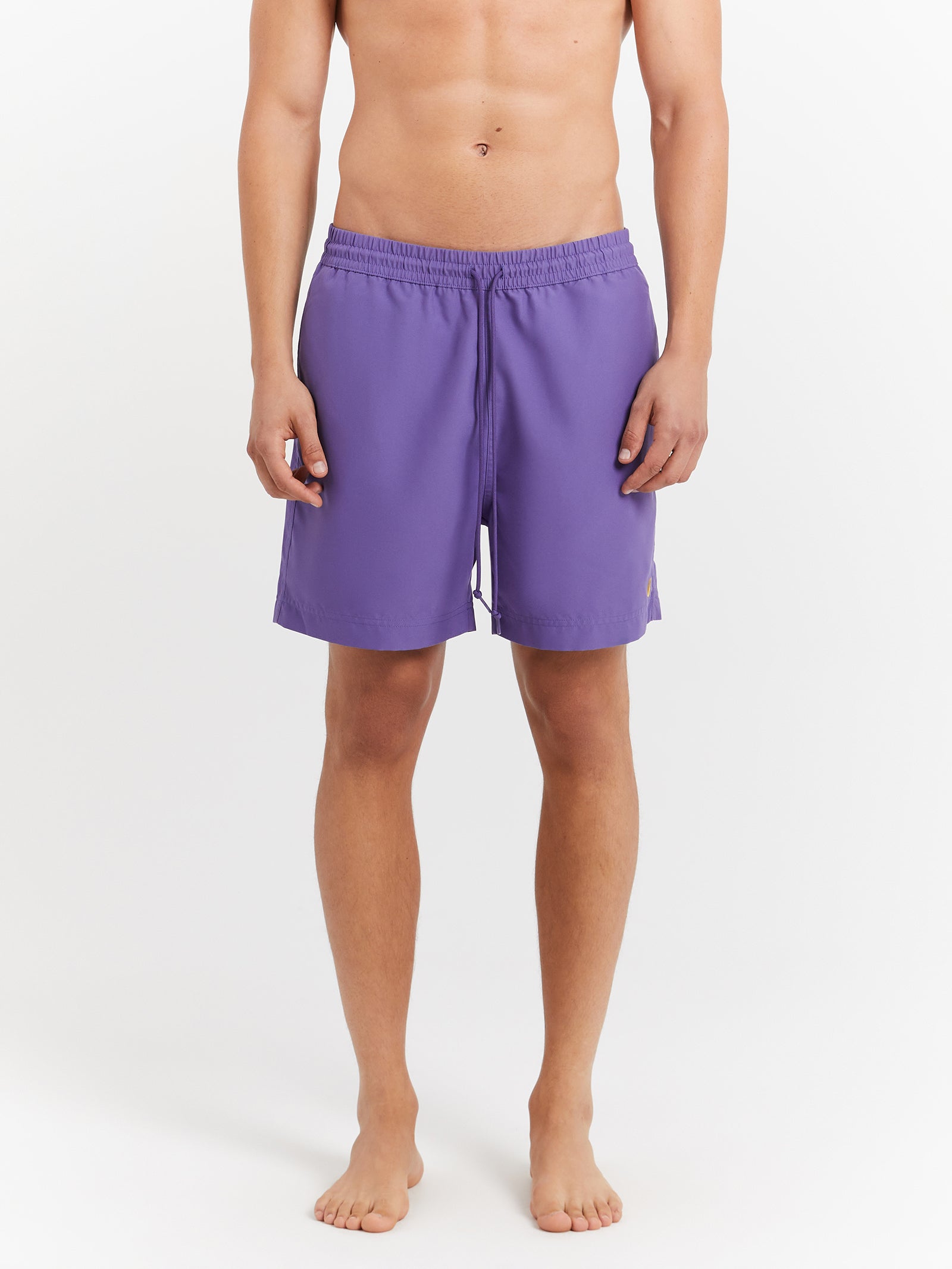 Chase Swim Trunks in Arrenga Purple & Gold