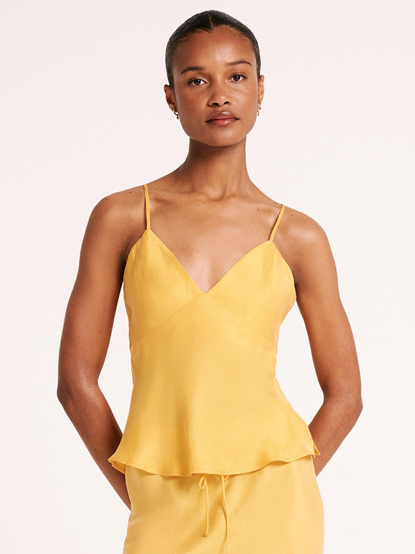 Lea Cupro Cami in Marigold