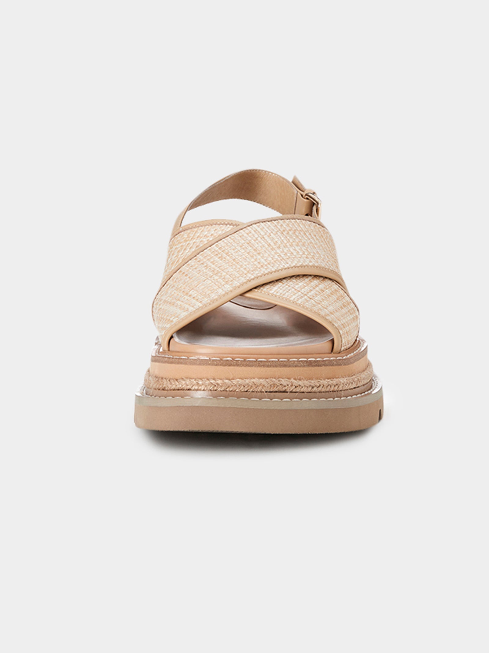 Verona Sandals in Natural Raffia