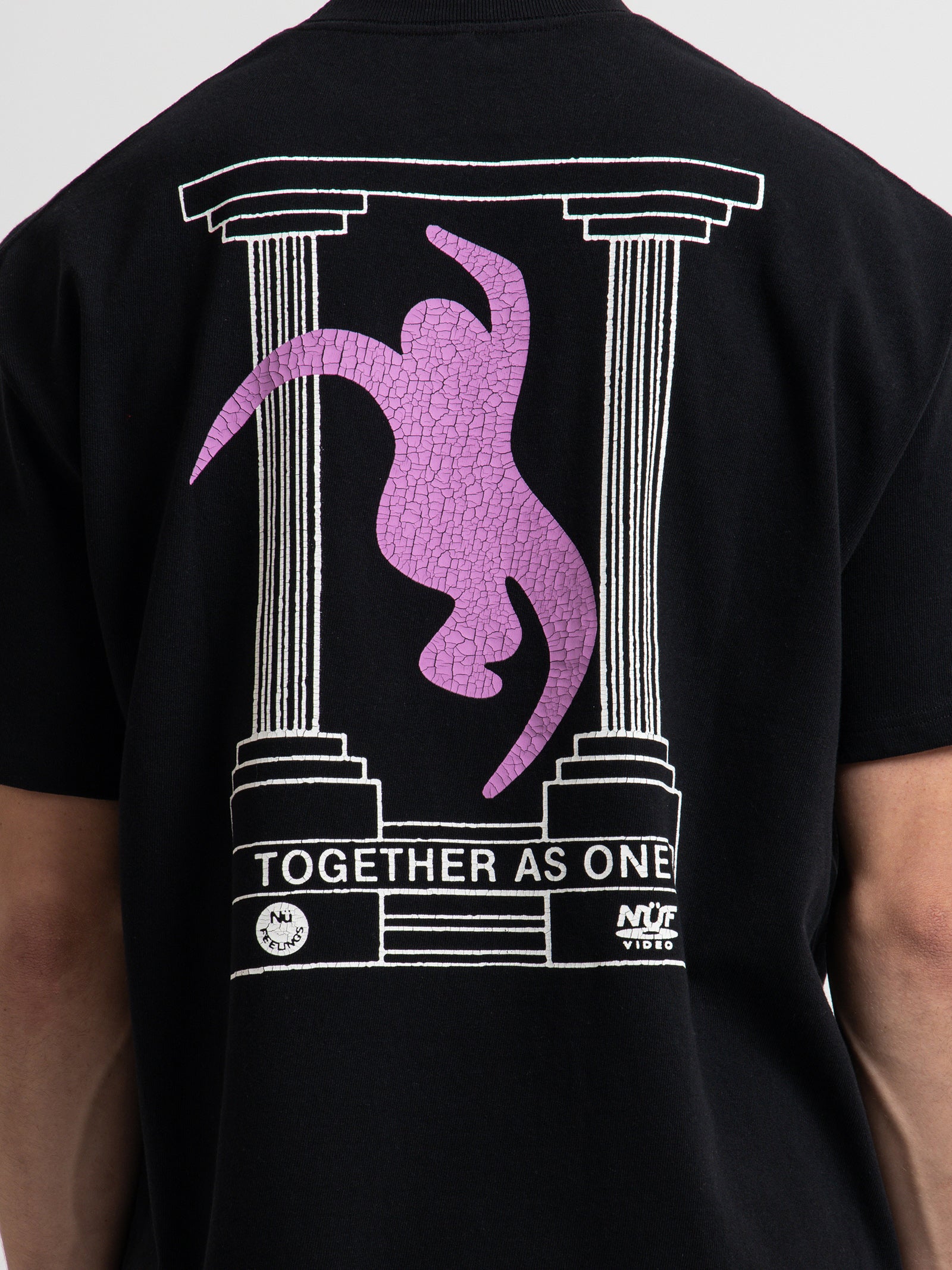 Together As One T-Shirt in Black