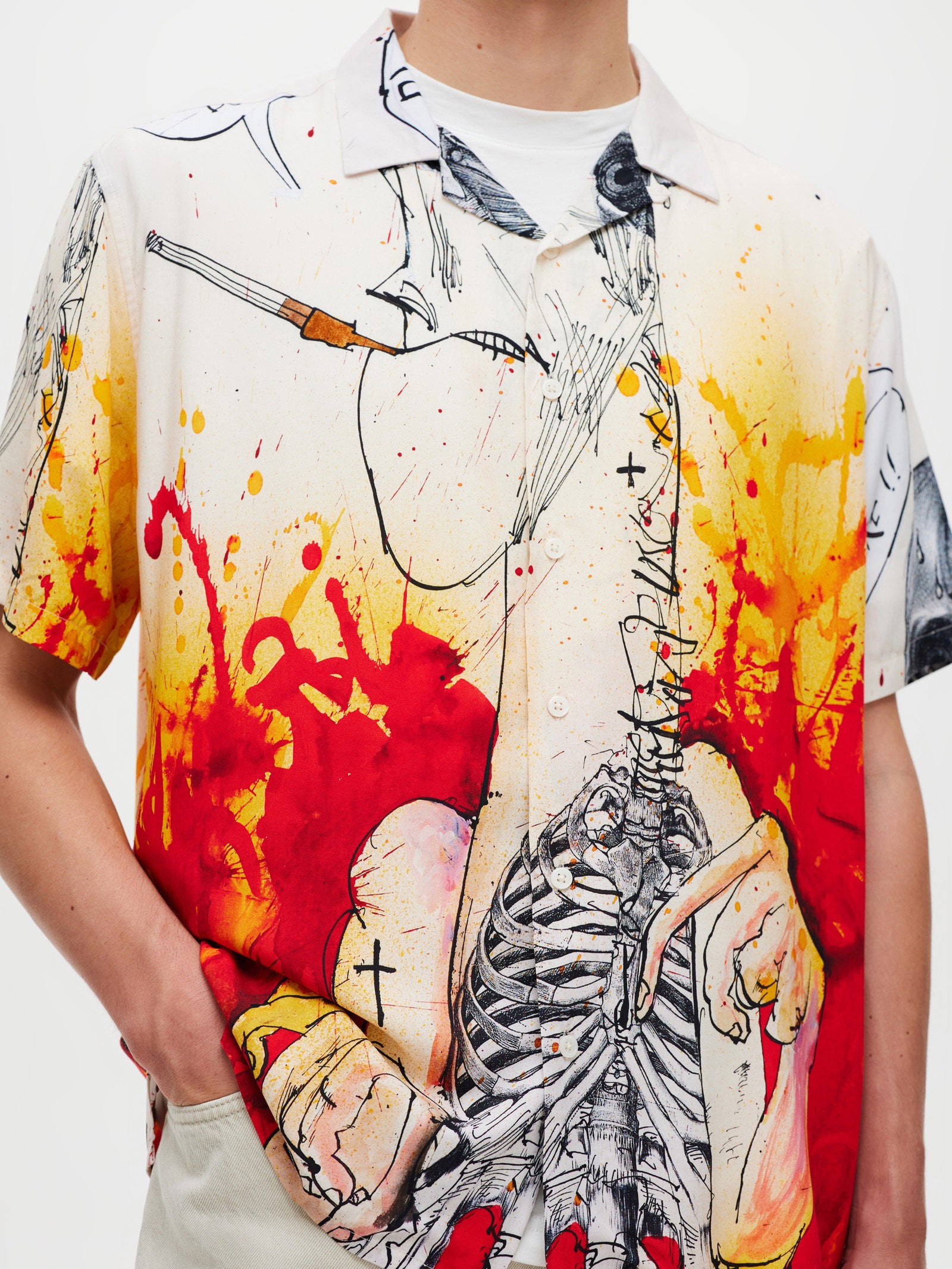 Steadman Art Shirt 1 In White